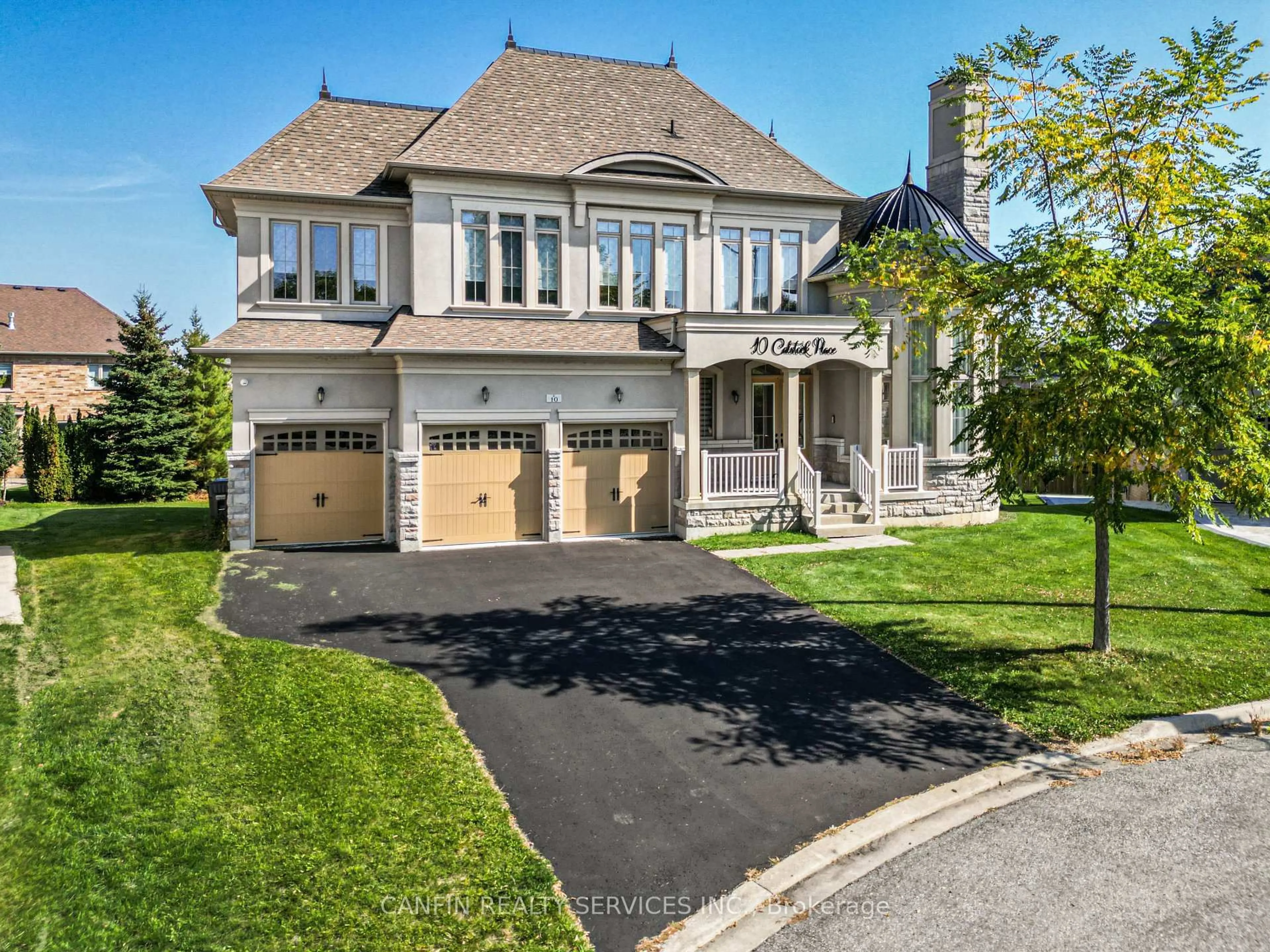 Home with brick exterior material, street for 10 Calstock Pl, Brampton Ontario L6X 0X3