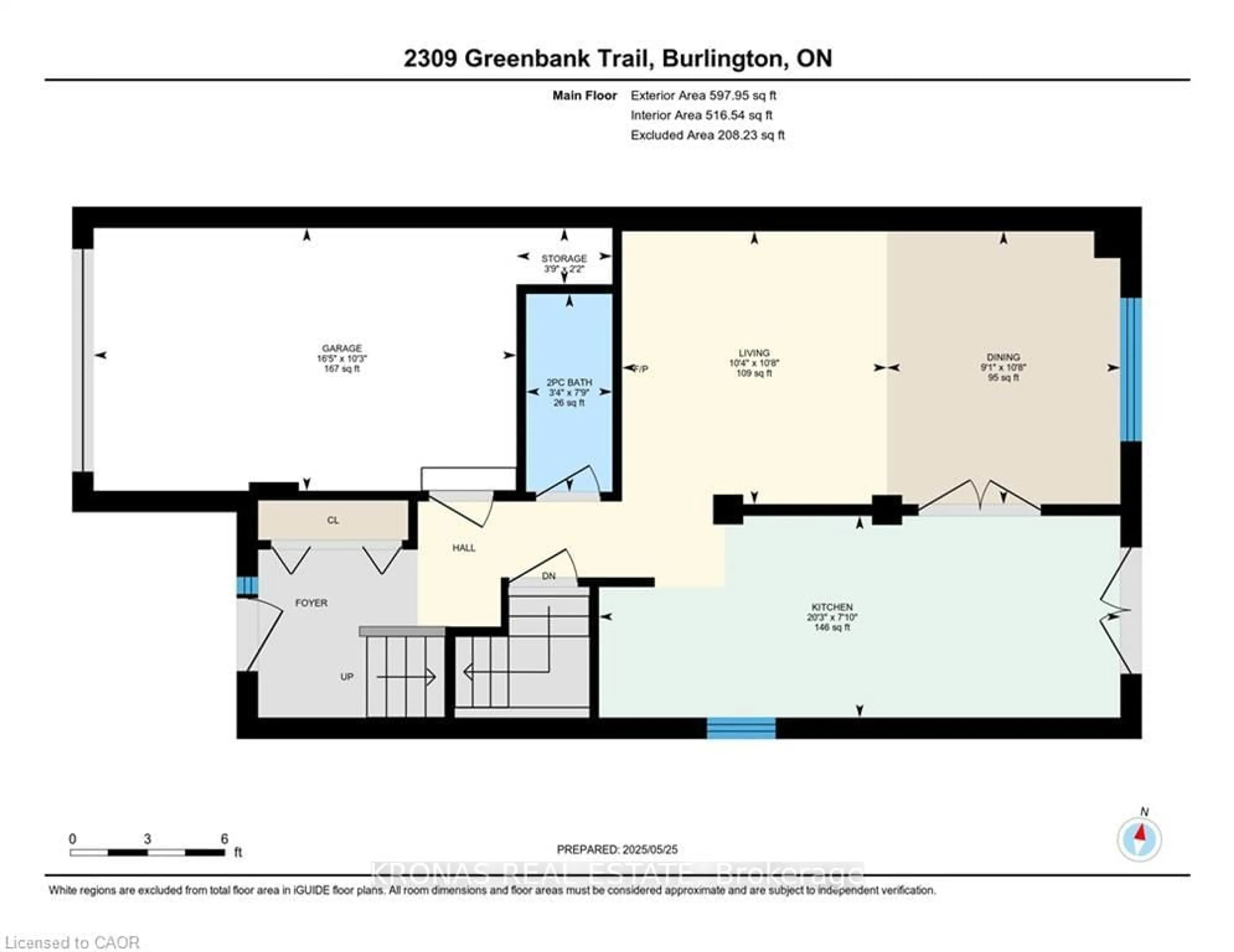 Floor plan for 2309 Greenbank Tr, Burlington Ontario L7P 3S7