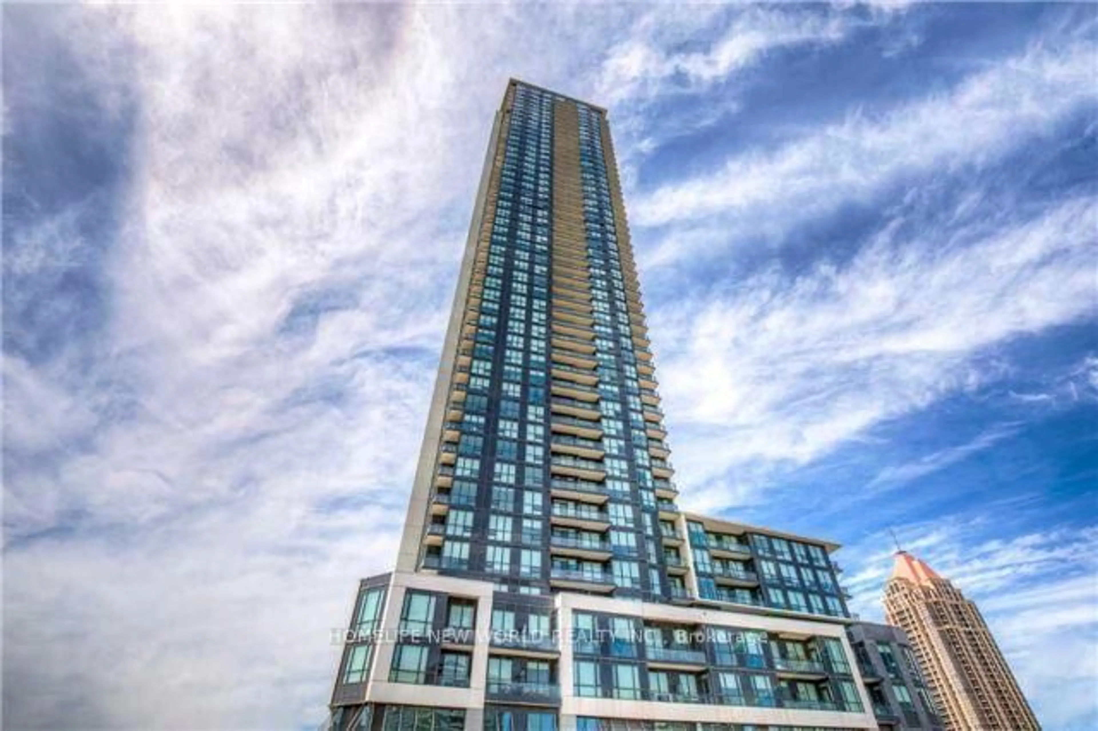 A pic from outside/outdoor area/front of a property/back of a property/a pic from drone, building for 4011 Brickstone Mews #3103, Mississauga Ontario L5B 0J7
