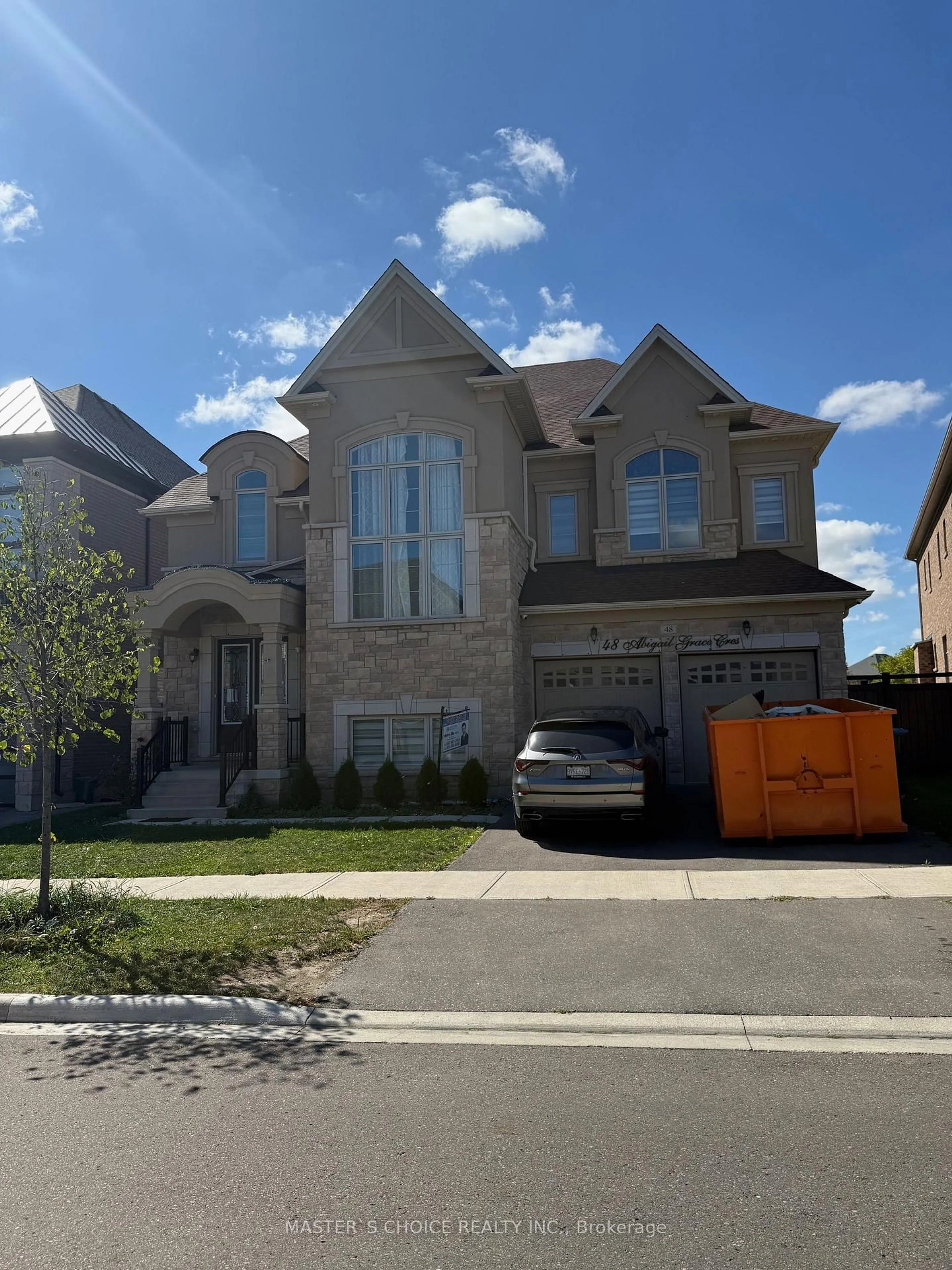Home with brick exterior material, street for 48 Abigail Grace Cres, Brampton Ontario L6X 5R2