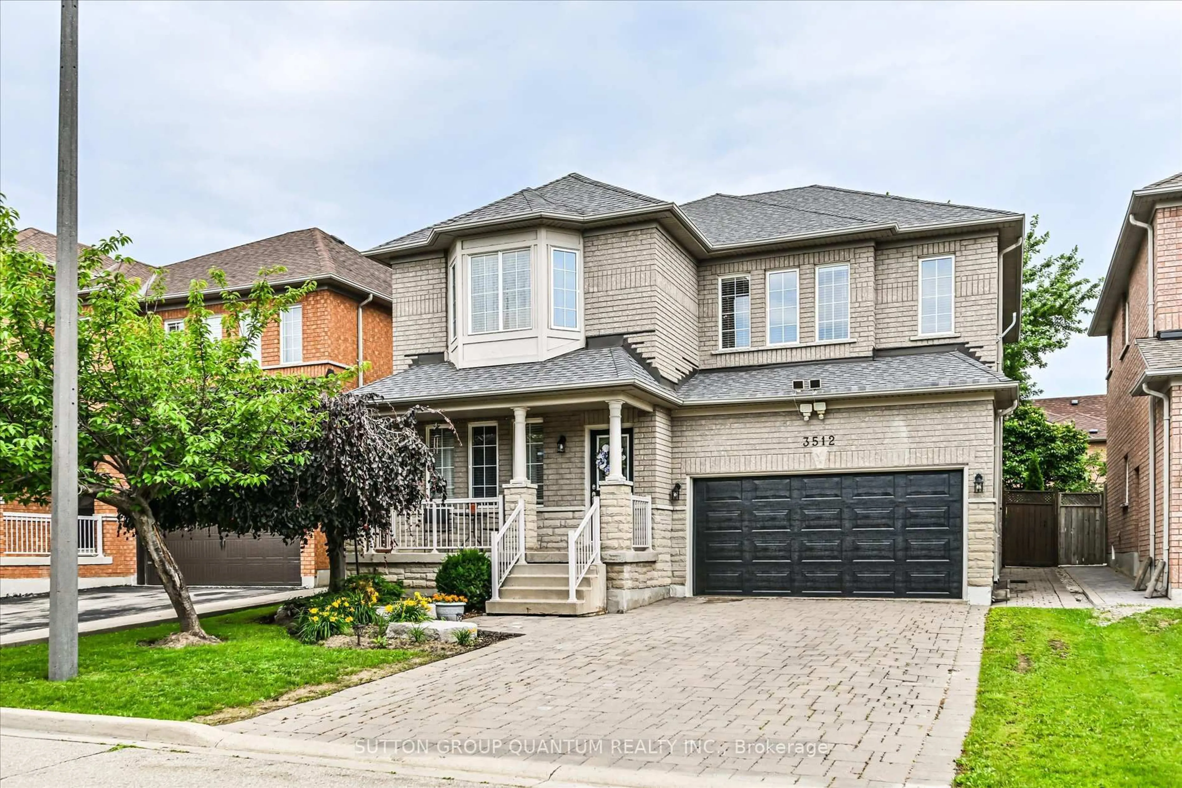Home with brick exterior material, street for 3512 Positano Pl, Mississauga Ontario L5M 6Y9