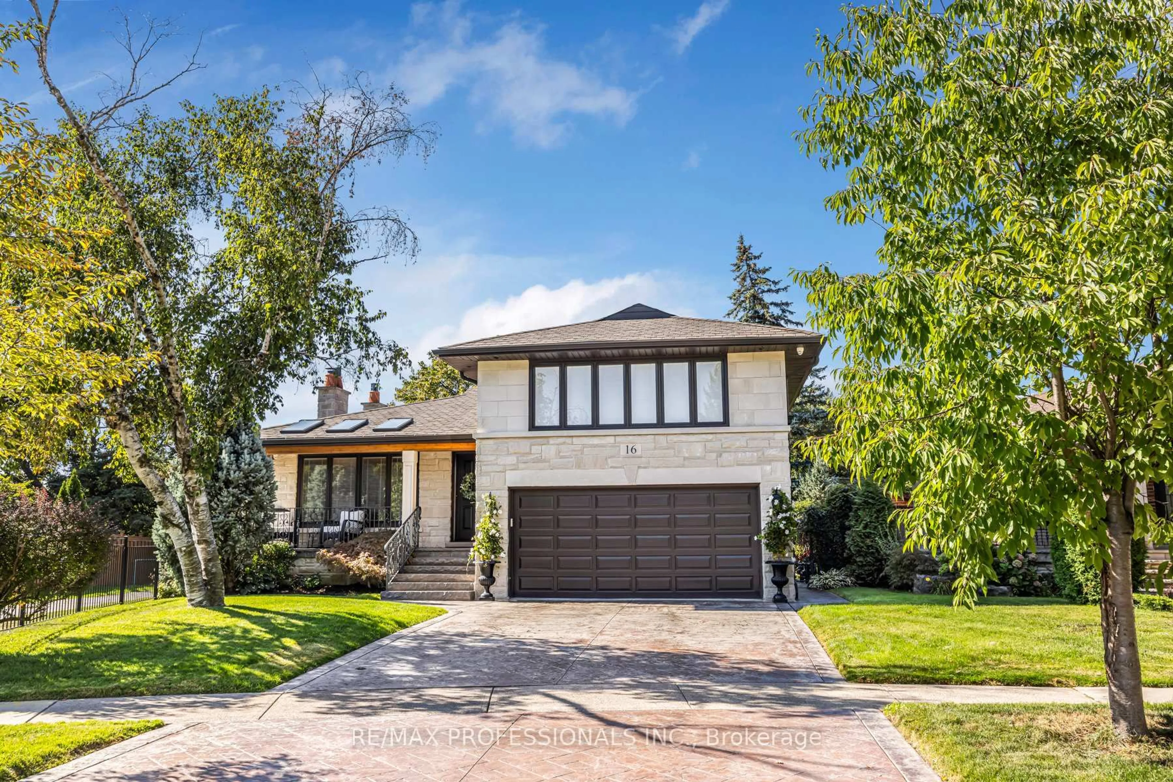 Home with brick exterior material, street for 16 Woodpark Rd, Toronto Ontario M9P 1L9
