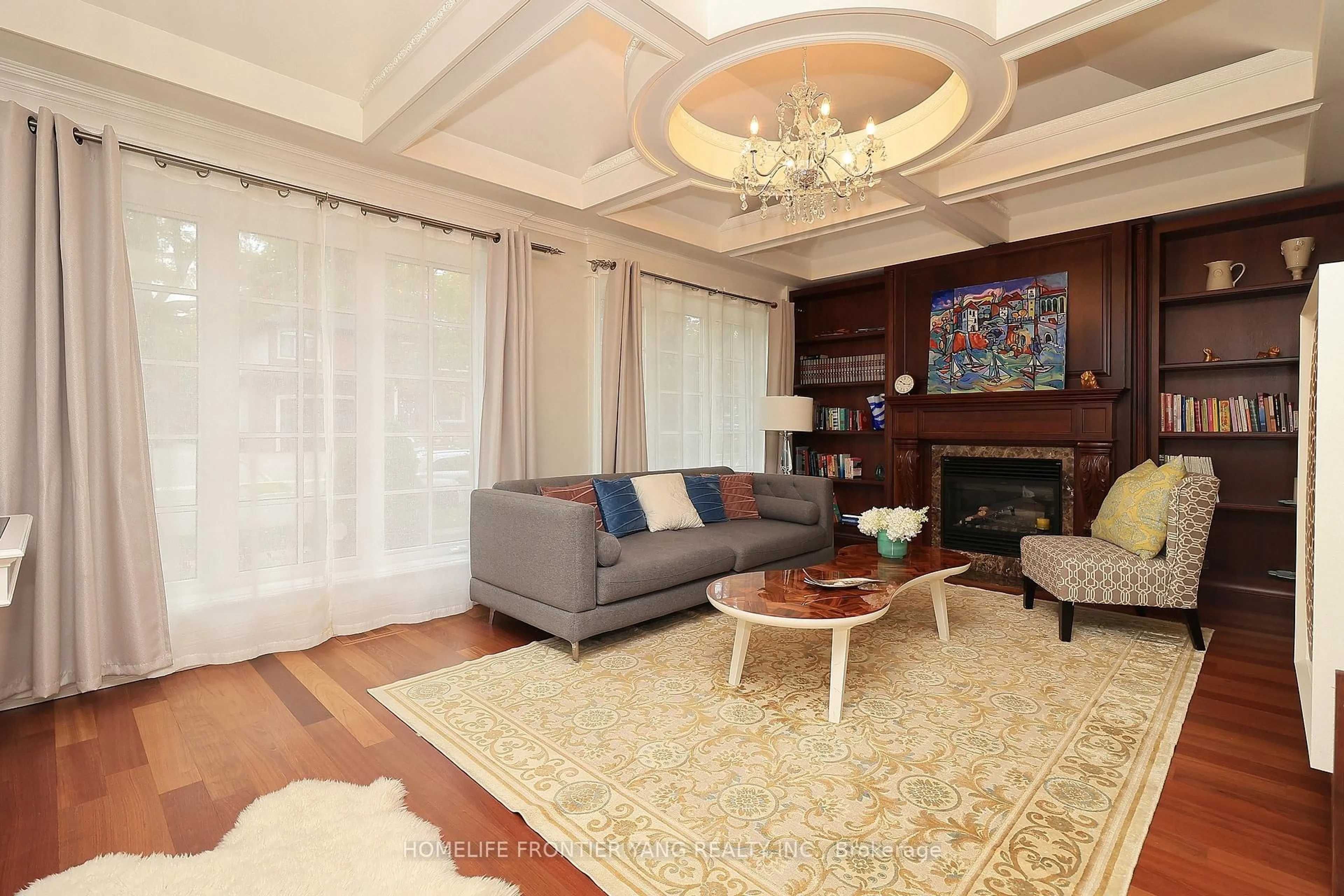 Living room with furniture, unknown for 55 Burrows Ave, Toronto Ontario M9B 4W8