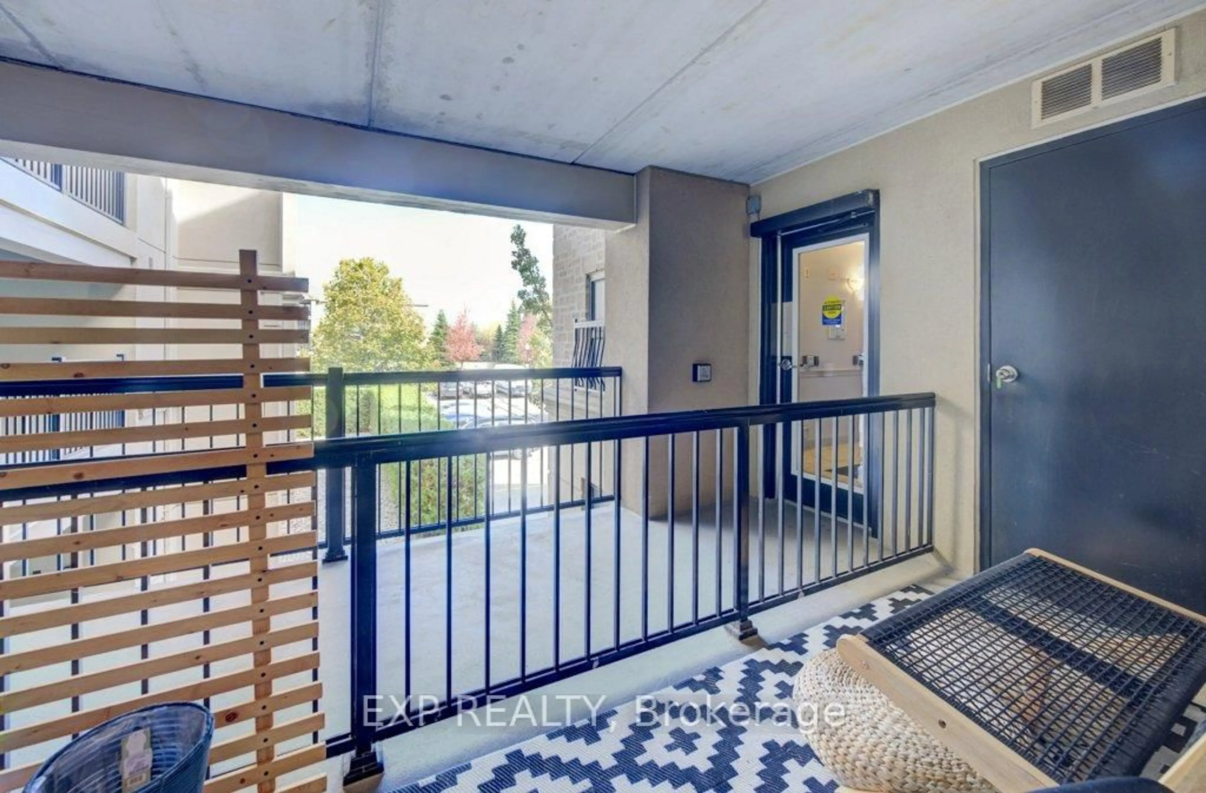 Balcony in the apartment, unknown for 2035 Appleby Line #208, Burlington Ontario L7L 7G8