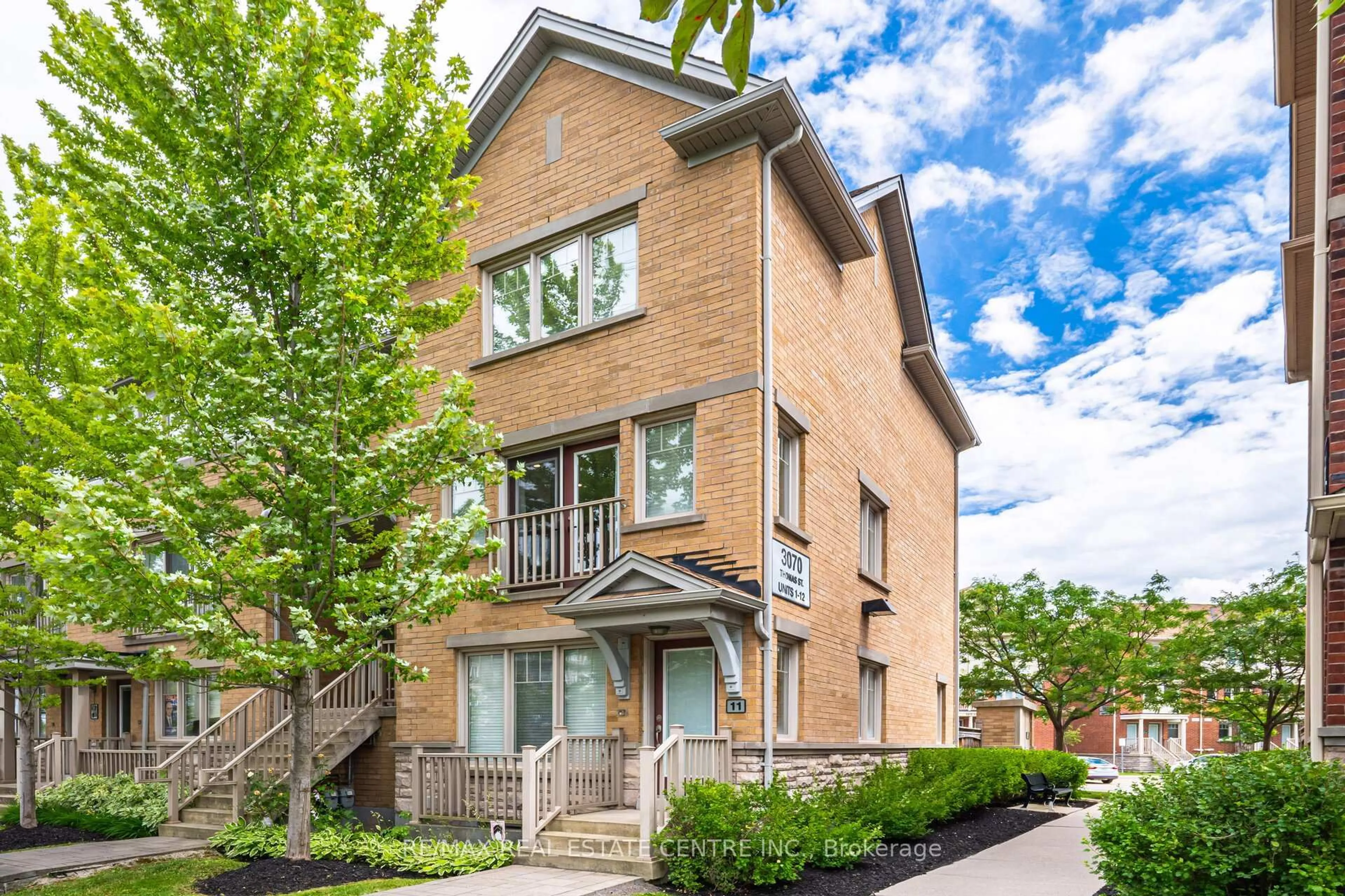 Home with brick exterior material, street for 3070 Thomas St #12, Mississauga Ontario L5M 0T2