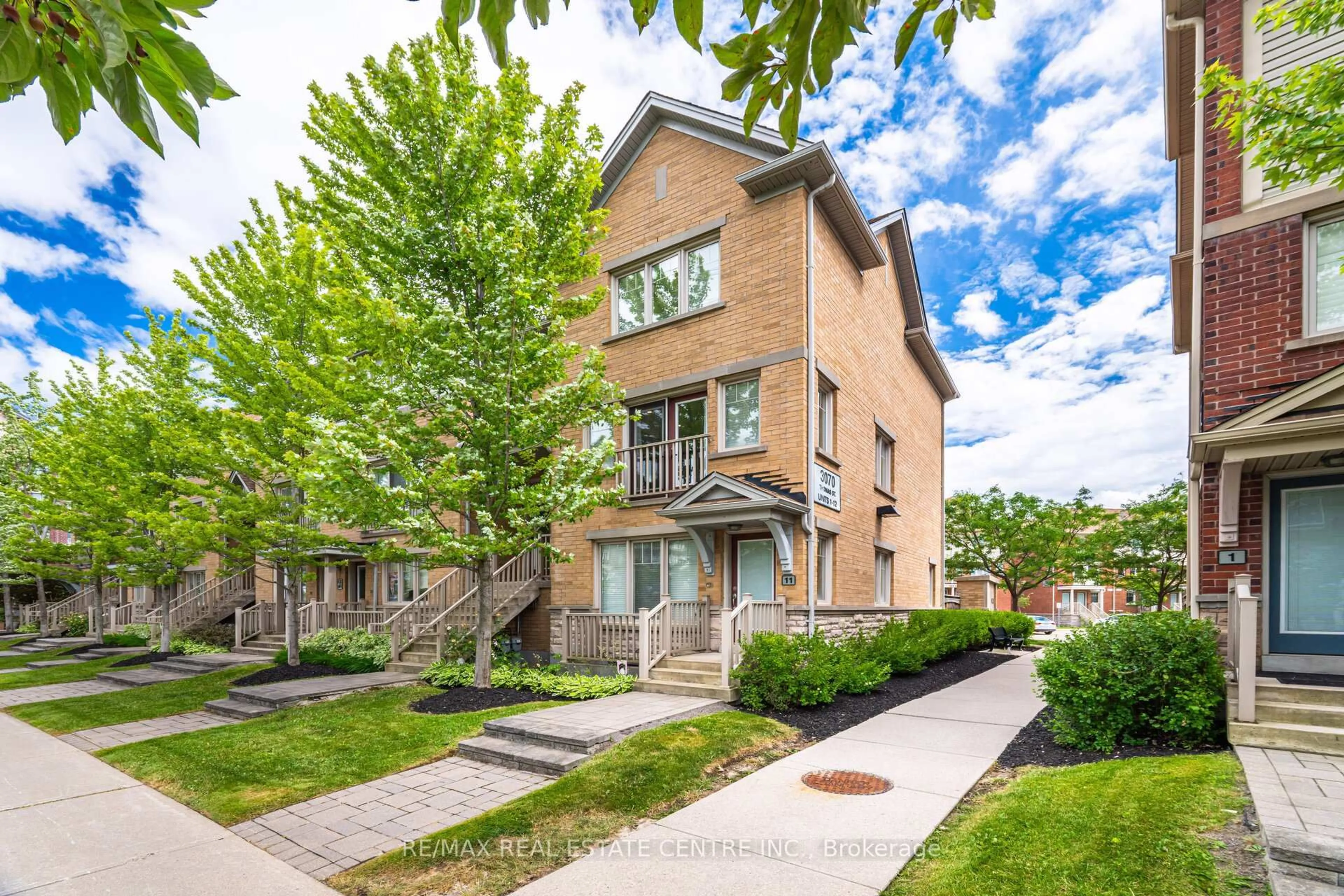 Home with brick exterior material, street for 3070 Thomas St #12, Mississauga Ontario L5M 0T2