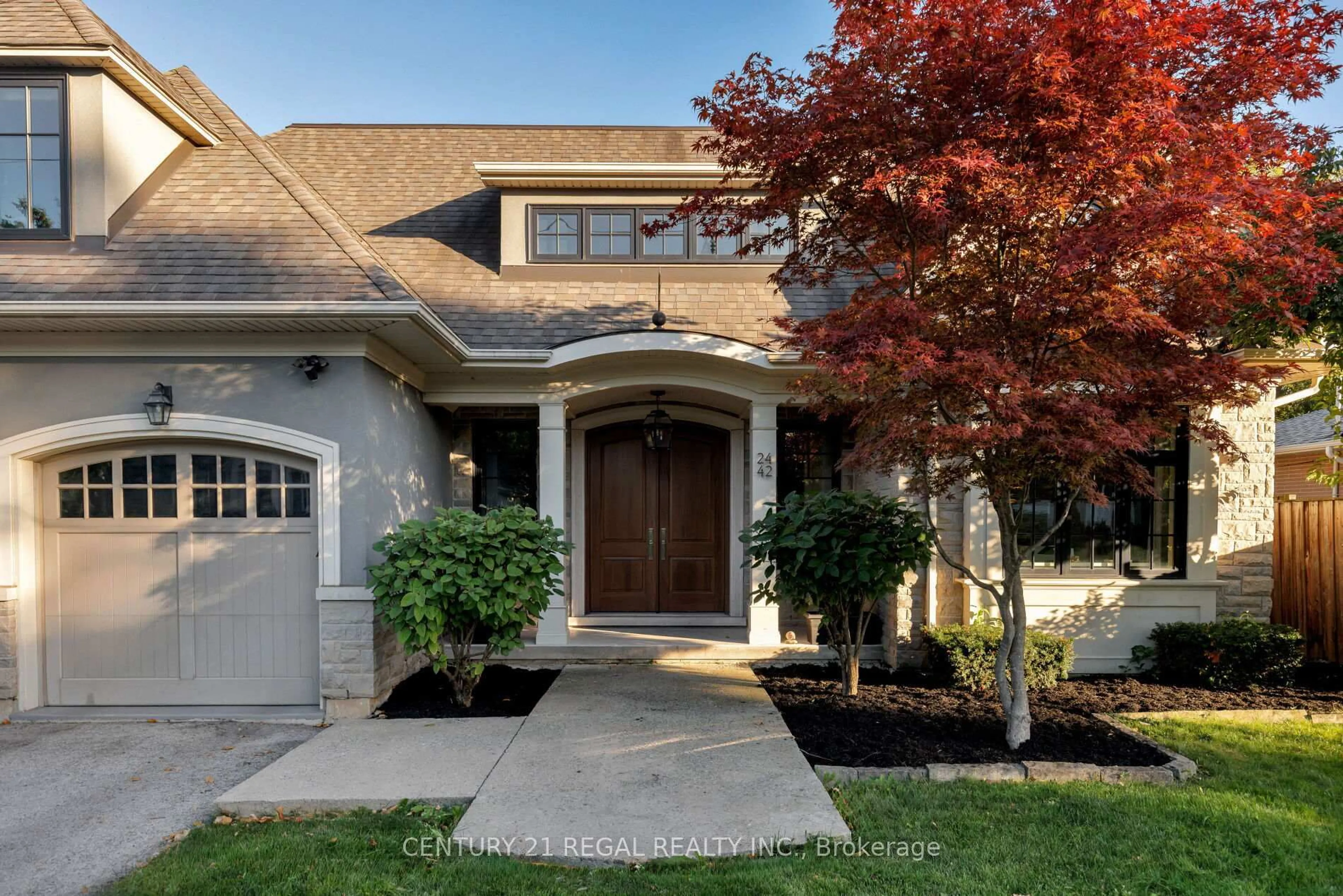 Home with brick exterior material, street for 2442 Meadowood Cres, Oakville Ontario L6L 1V6