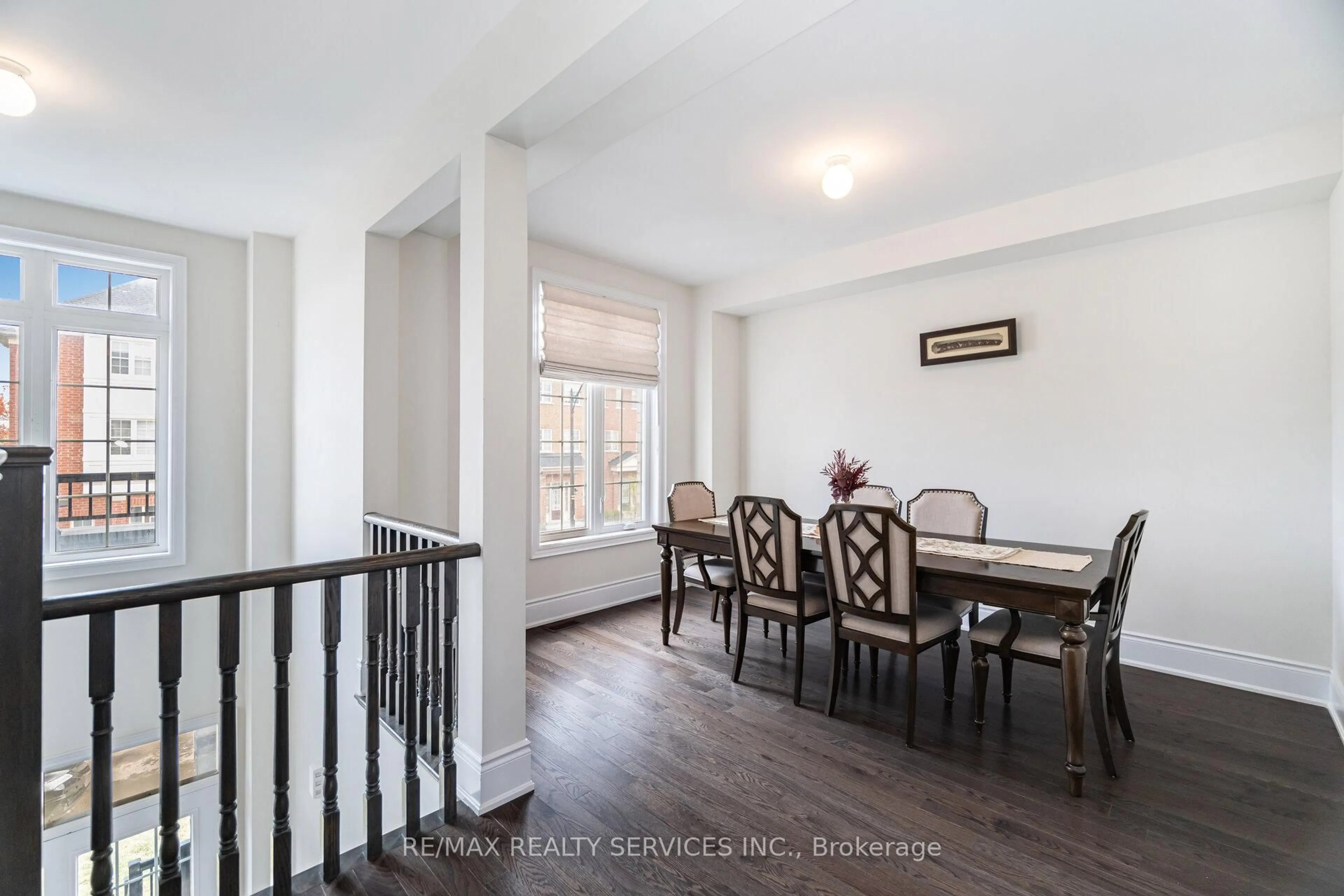 Dining room, wood/laminate floor for 38 Foxsparrow Rd, Brampton Ontario L6V 3P5