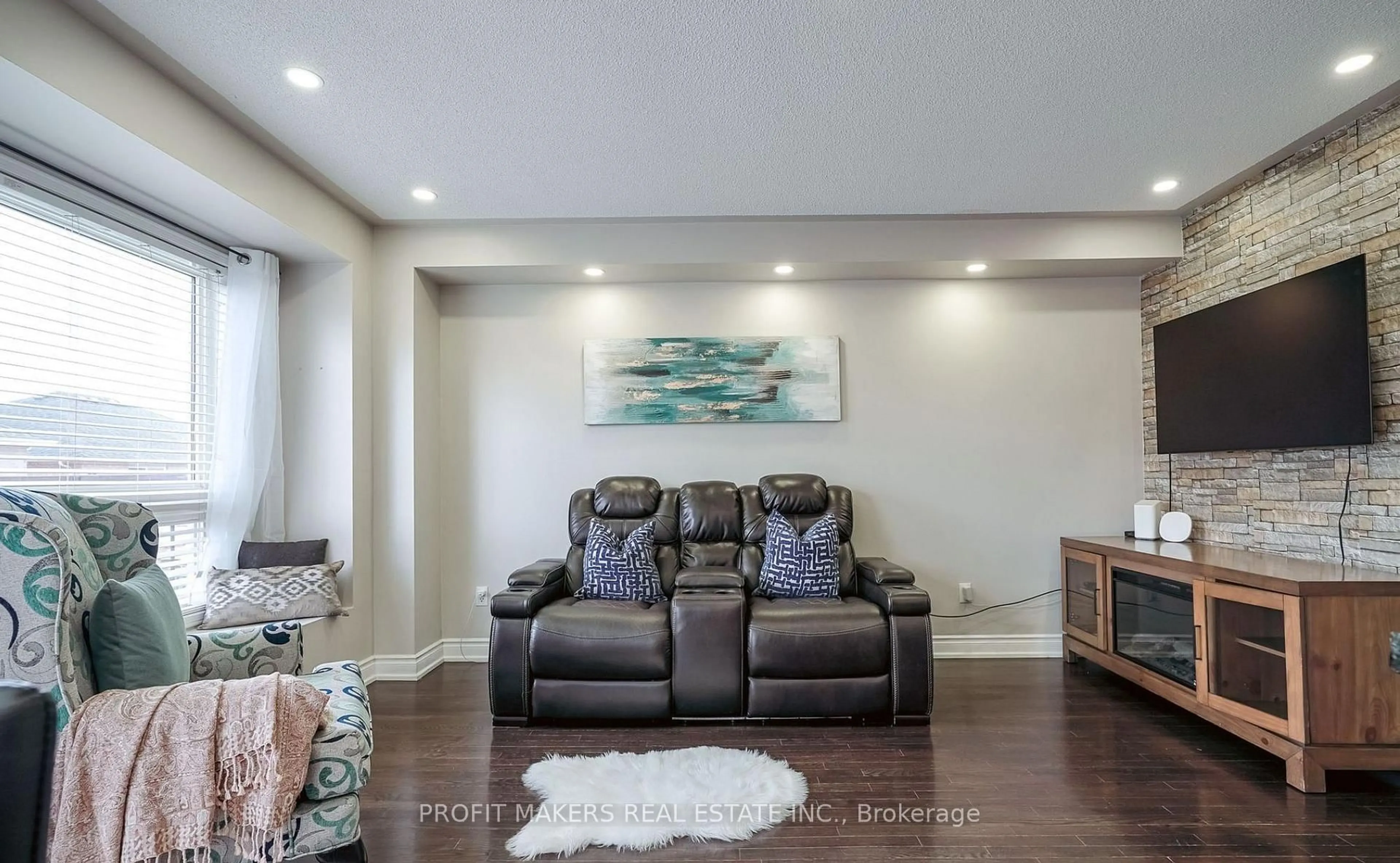 Living room with furniture, unknown for 54 Trudelle Cres, Brampton Ontario L7A 2Z2
