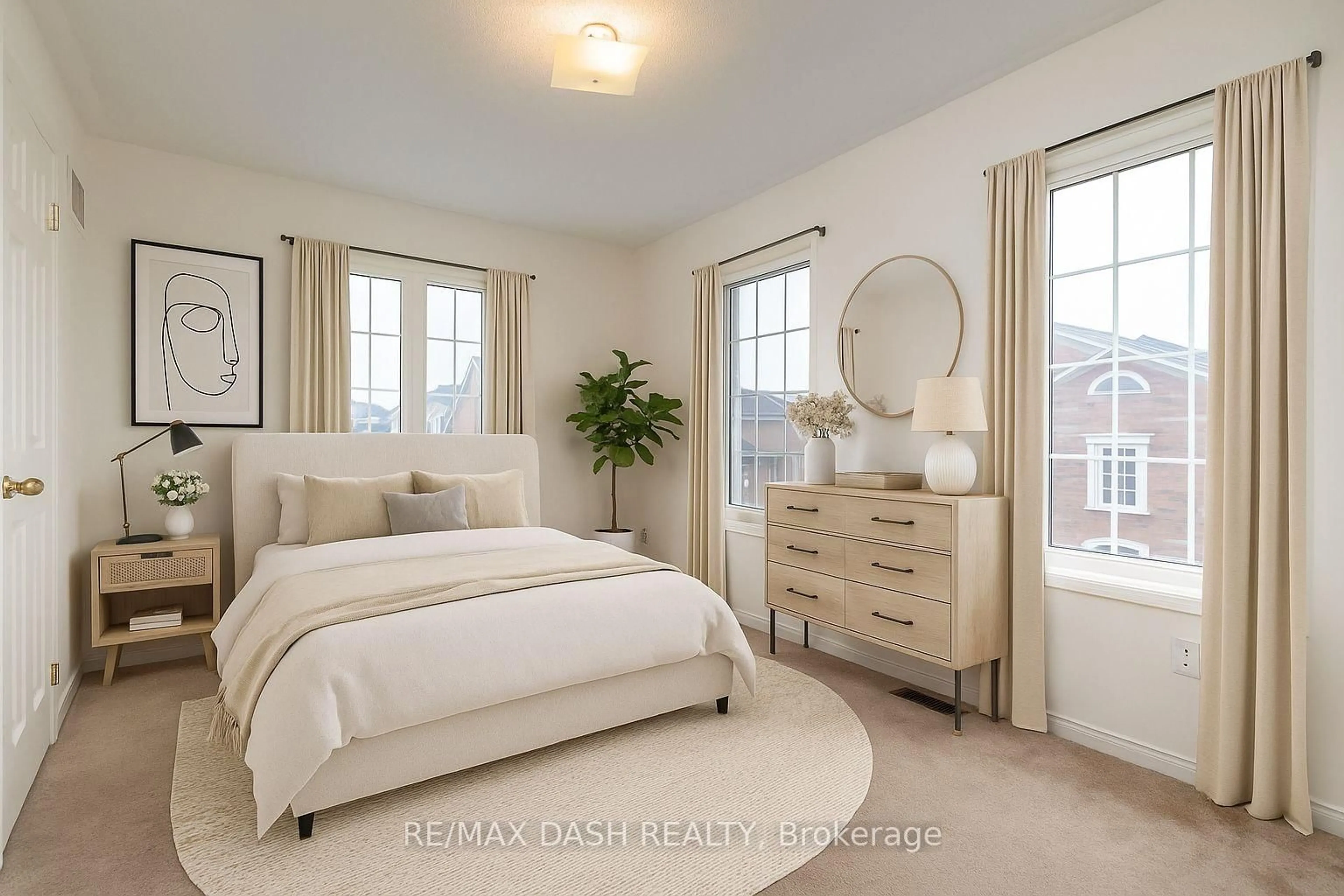 Bedroom with bed, unknown for 57 Ted Wray Circ, Toronto Ontario M3L 0G8