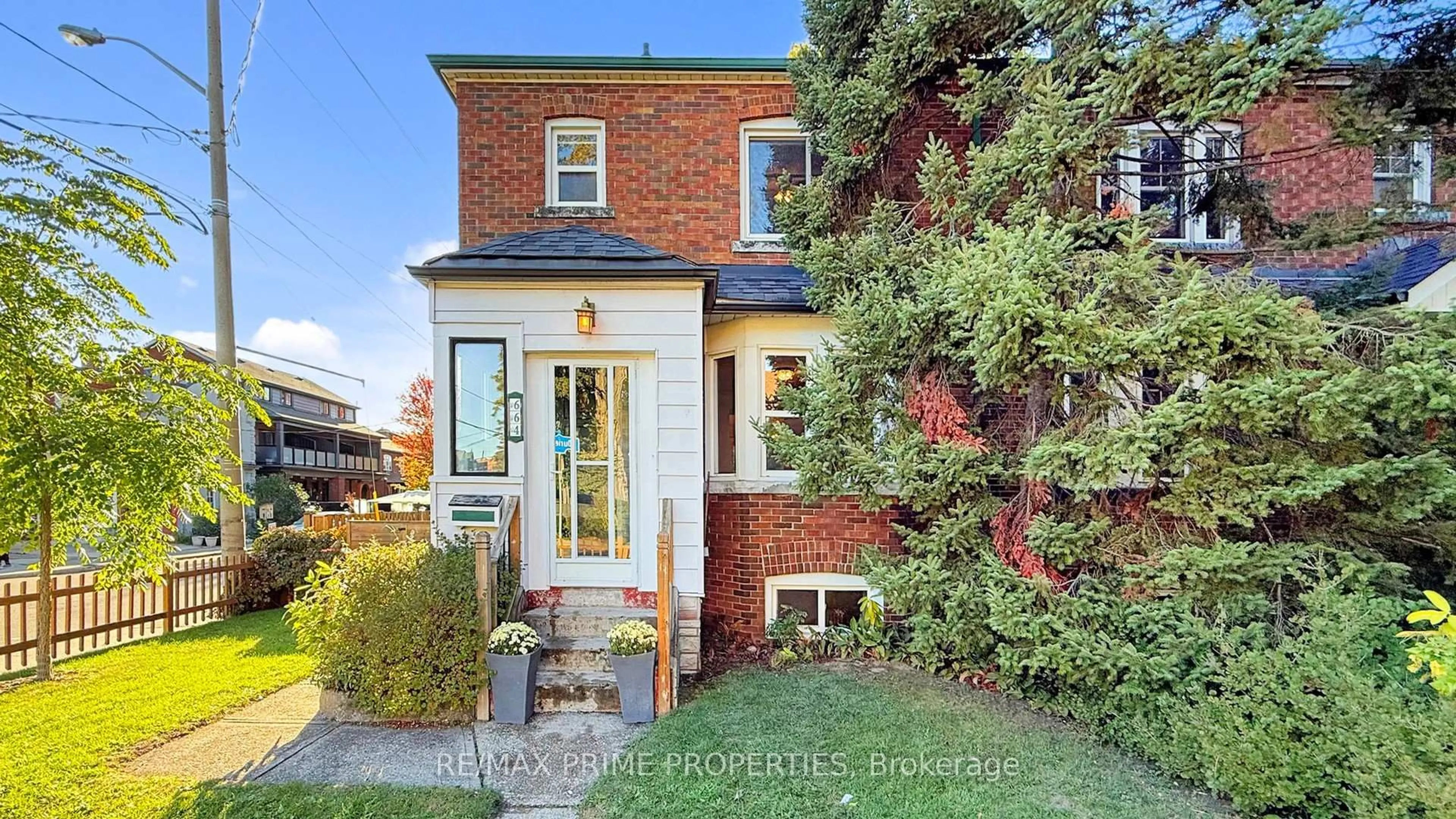 Home with brick exterior material, street for 664 Durie St, Toronto Ontario M6S 3H3