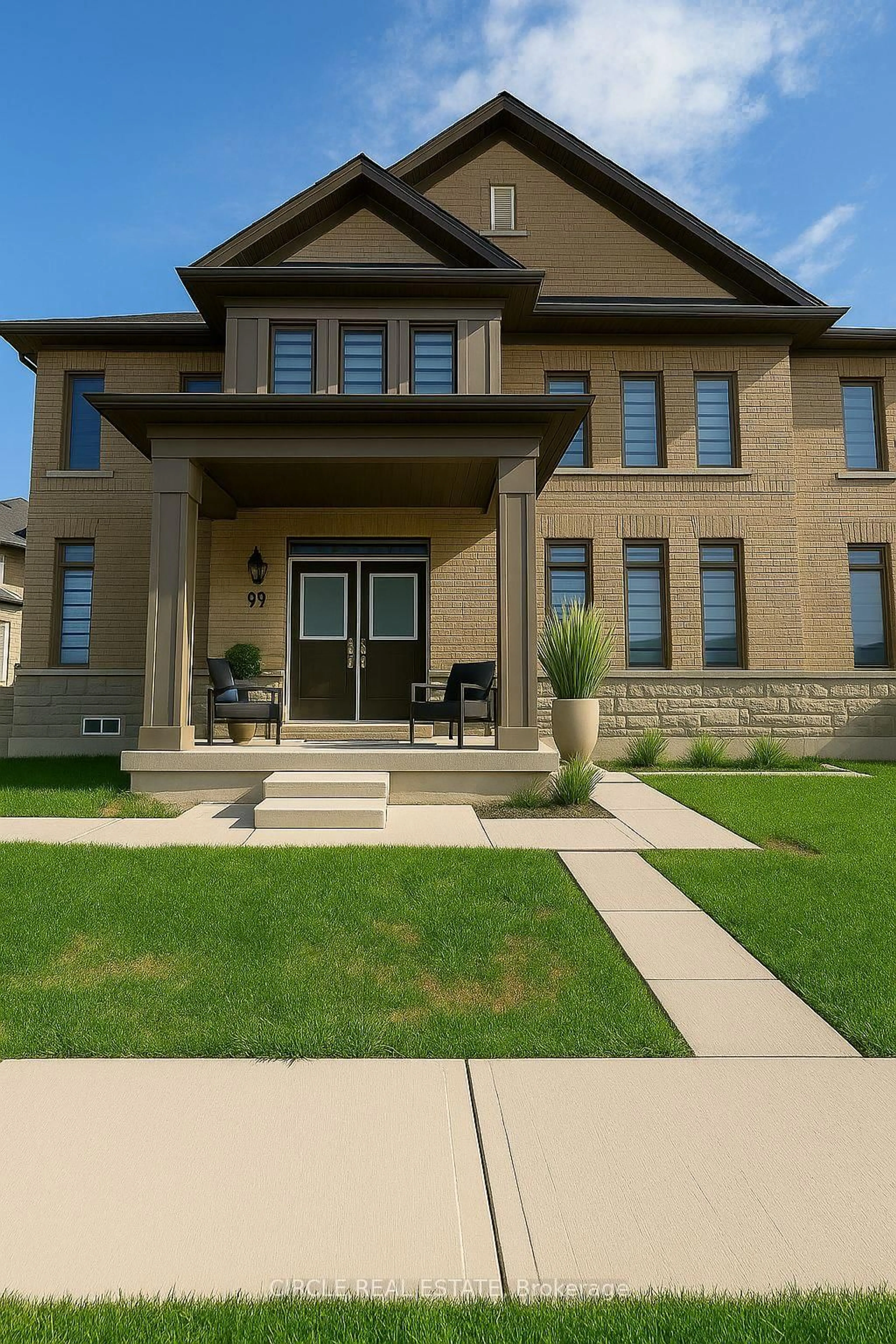 Home with brick exterior material, street for 99 Parity Rd, Brampton Ontario L6X 5S7