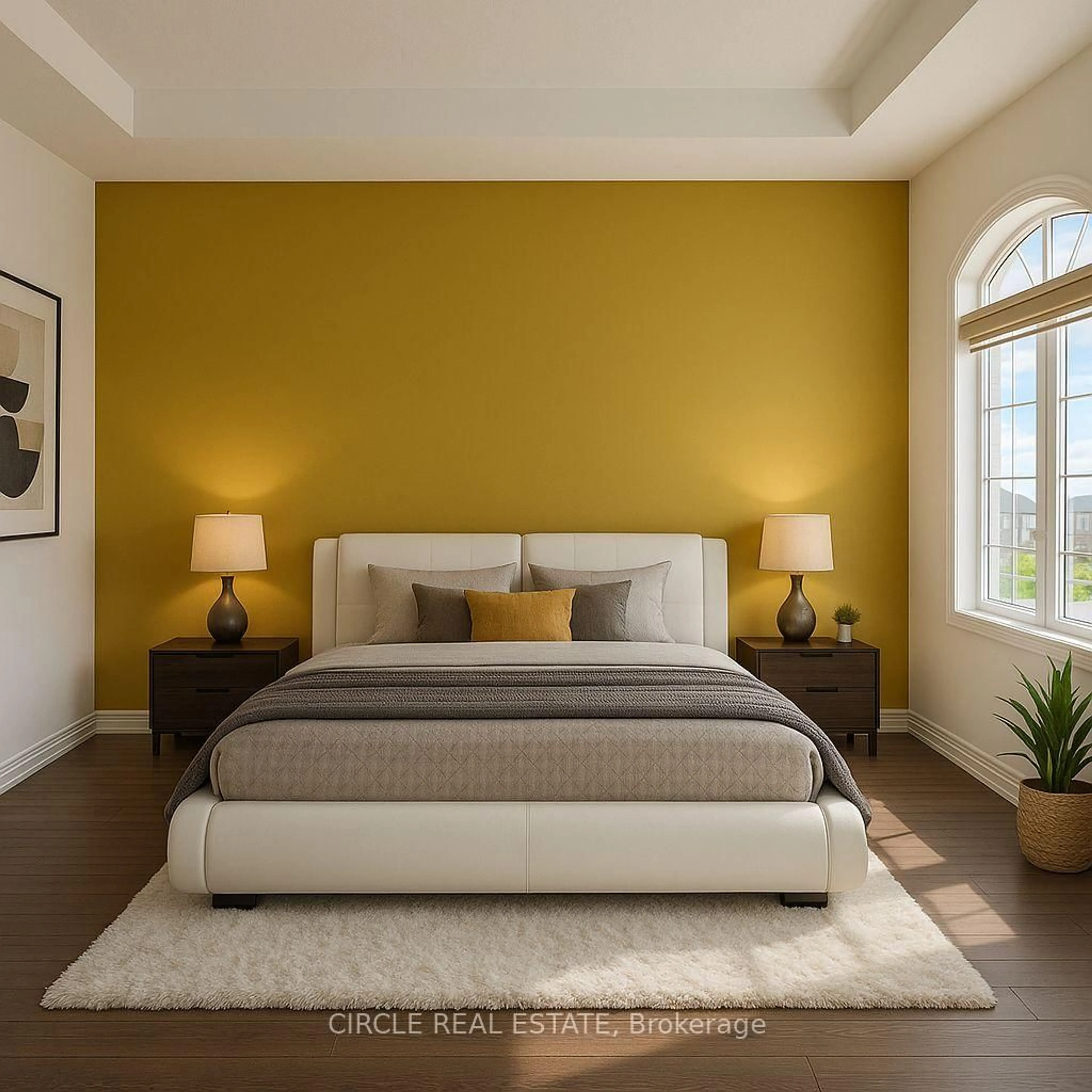 Bedroom with bed, unknown for 99 Parity Rd, Brampton Ontario L6X 5S7
