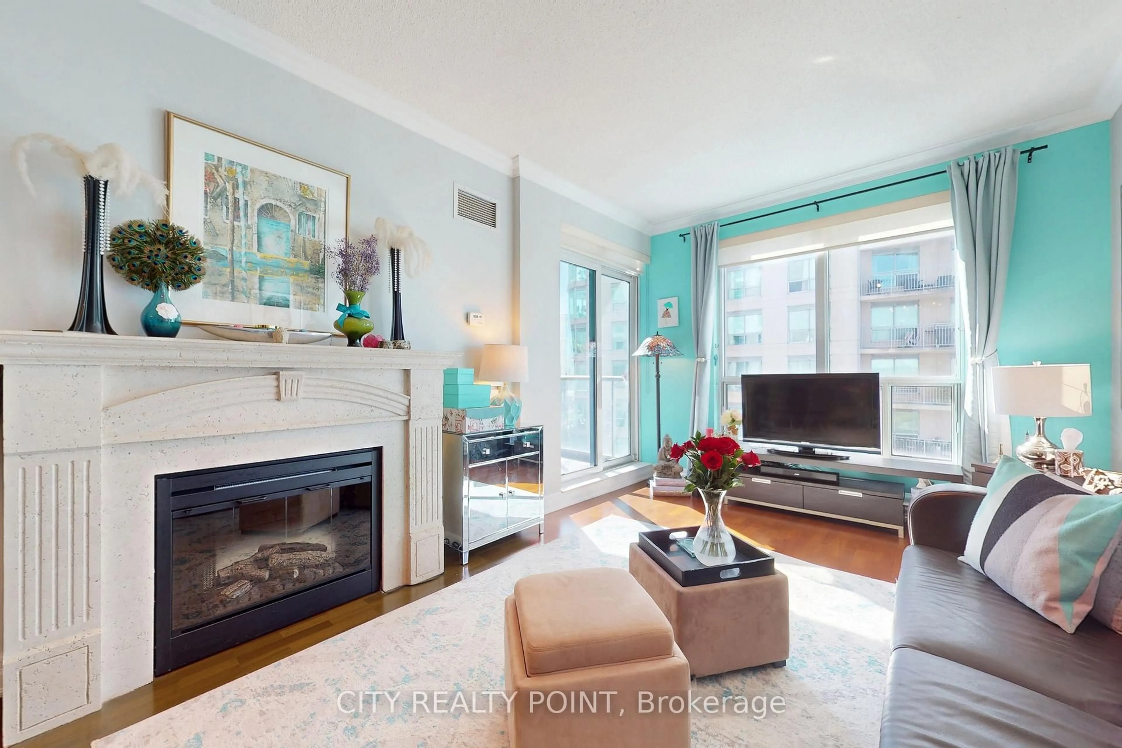 Living room with furniture, unknown for 2087 Lake Shore Blvd #1006, Toronto Ontario M8V 4G3