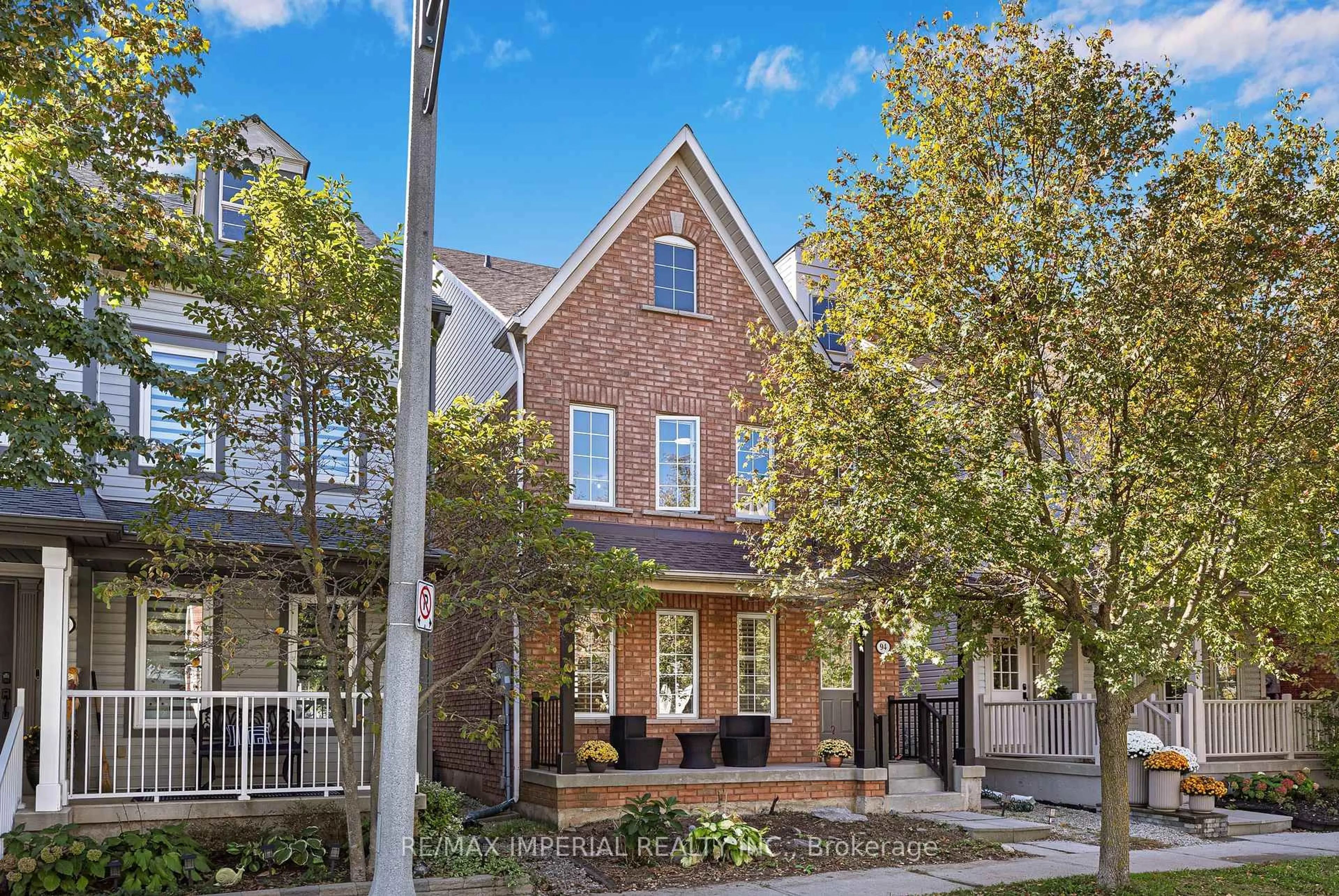 Home with brick exterior material, street for 94 Littlewood Dr, Oakville Ontario L6H 6V1