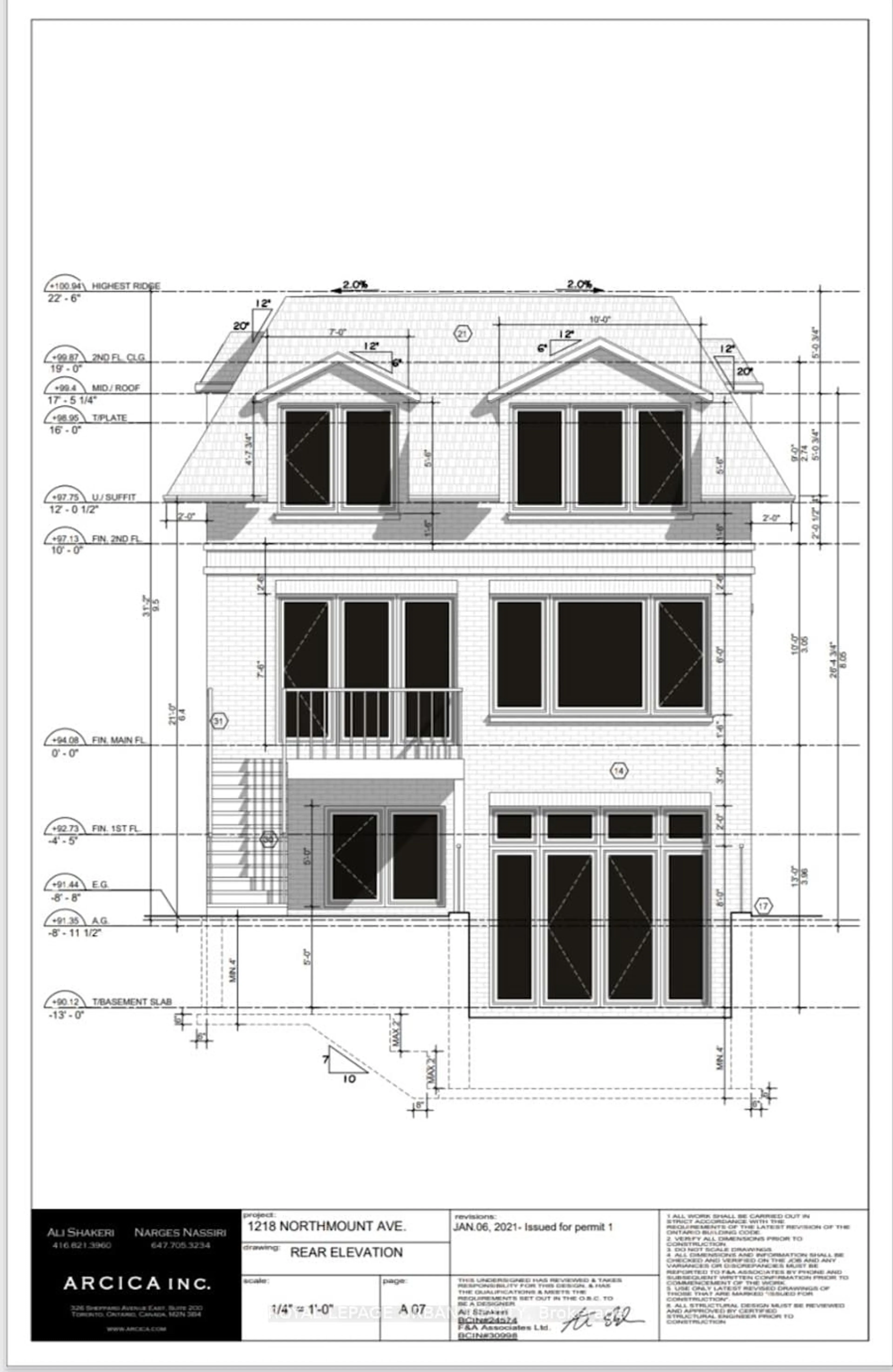 Floor plan for 1218 Northmount Ave, Mississauga Ontario L5E 1X9