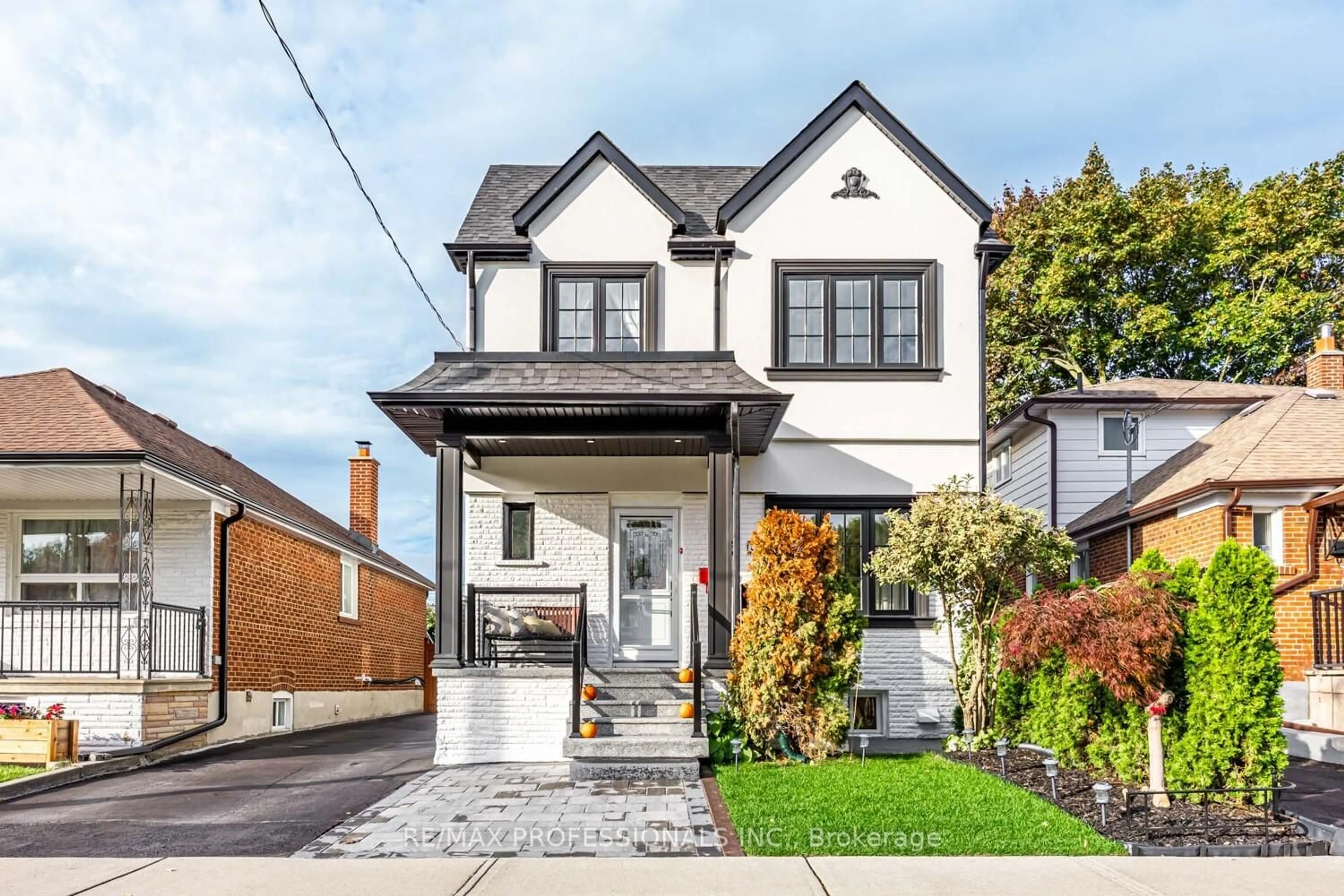 Home with brick exterior material, street for 56 Parker Ave, Toronto Ontario M8Z 4L8