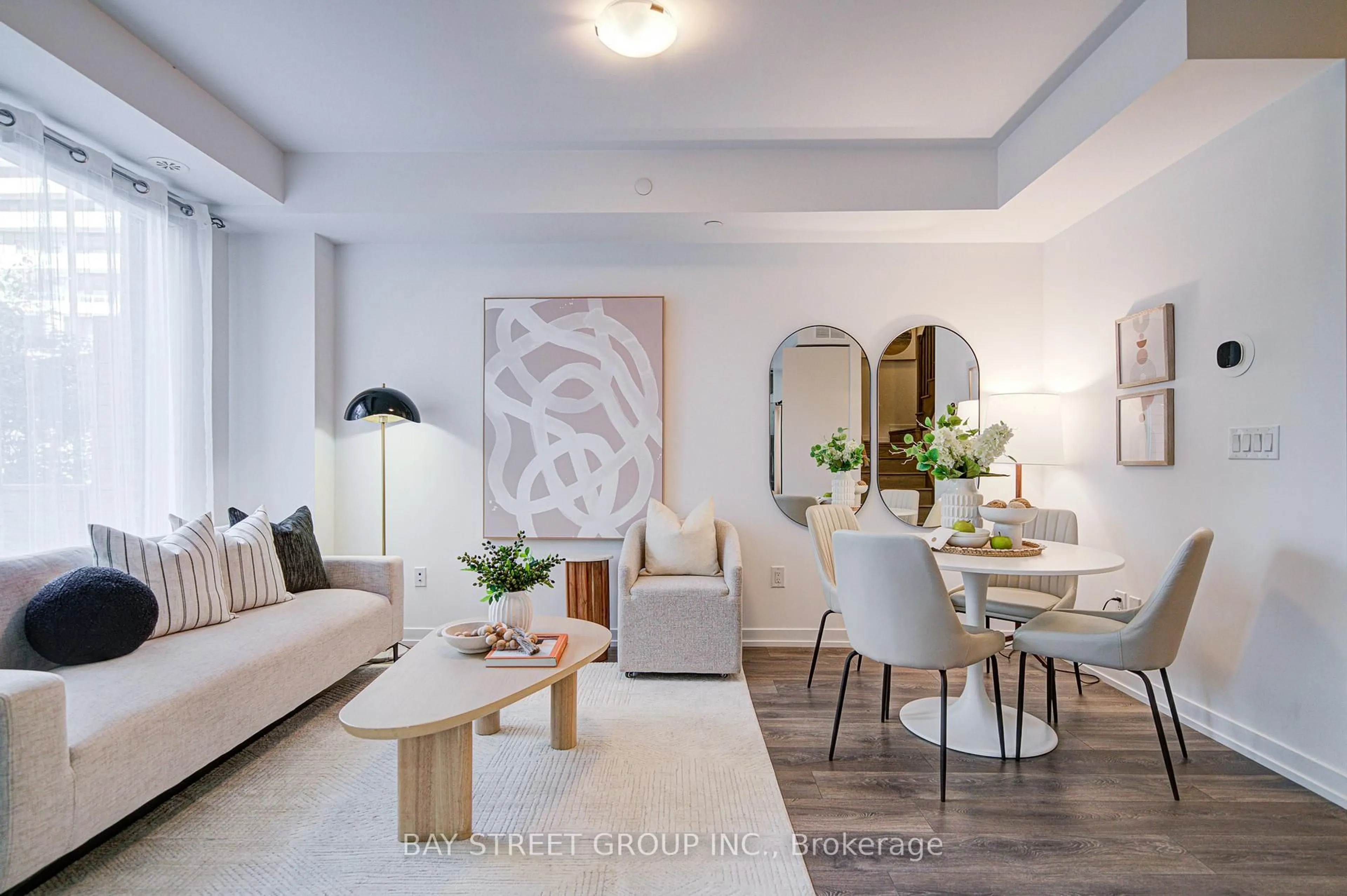 Living room with furniture, unknown for 2530 Eglinton Ave #116, Mississauga Ontario L5M 0Z5