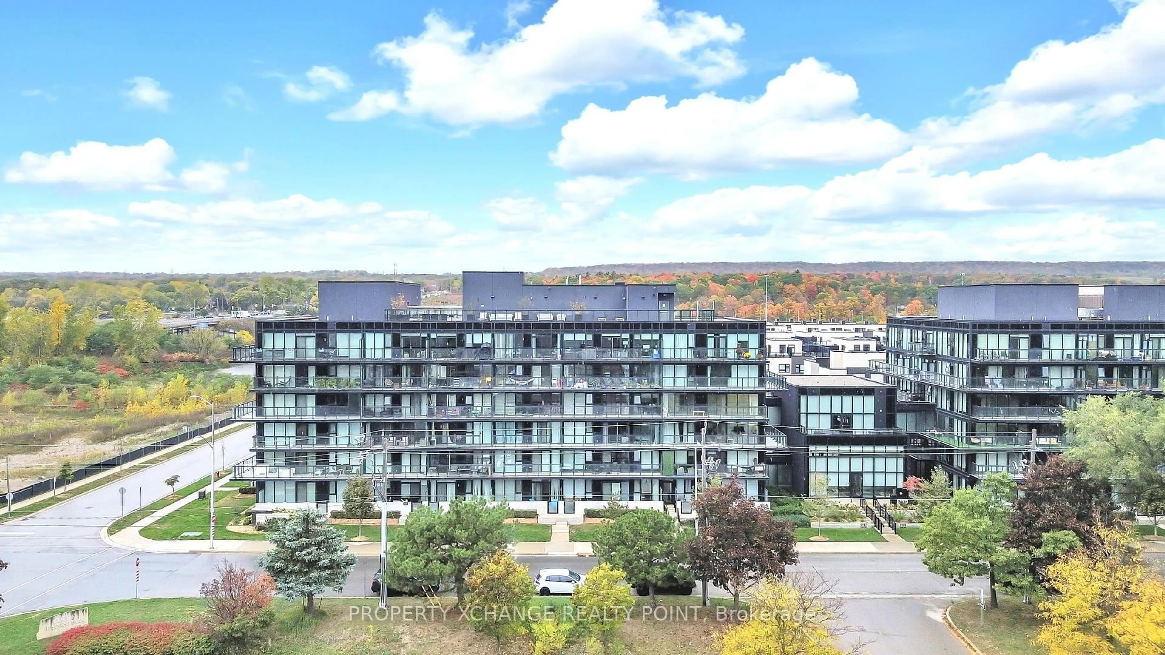 A pic from outside/outdoor area/front of a property/back of a property/a pic from drone, unknown for 1117 Cooke Blvd #A107, Burlington Ontario L7T 0C6