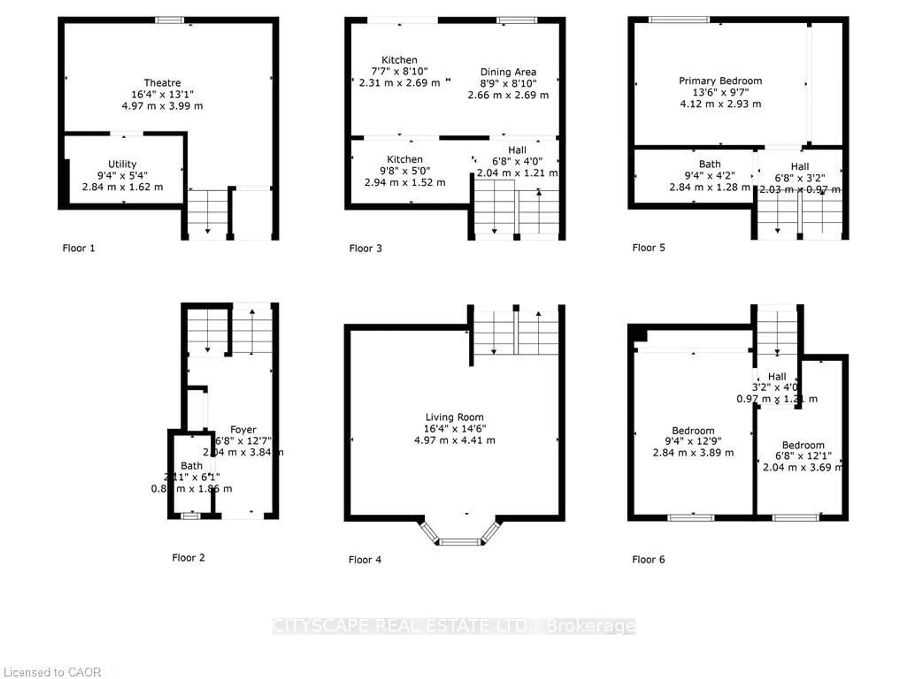 Floor plan for 30 Heslop Rd #17, Milton Ontario L9T 1B3