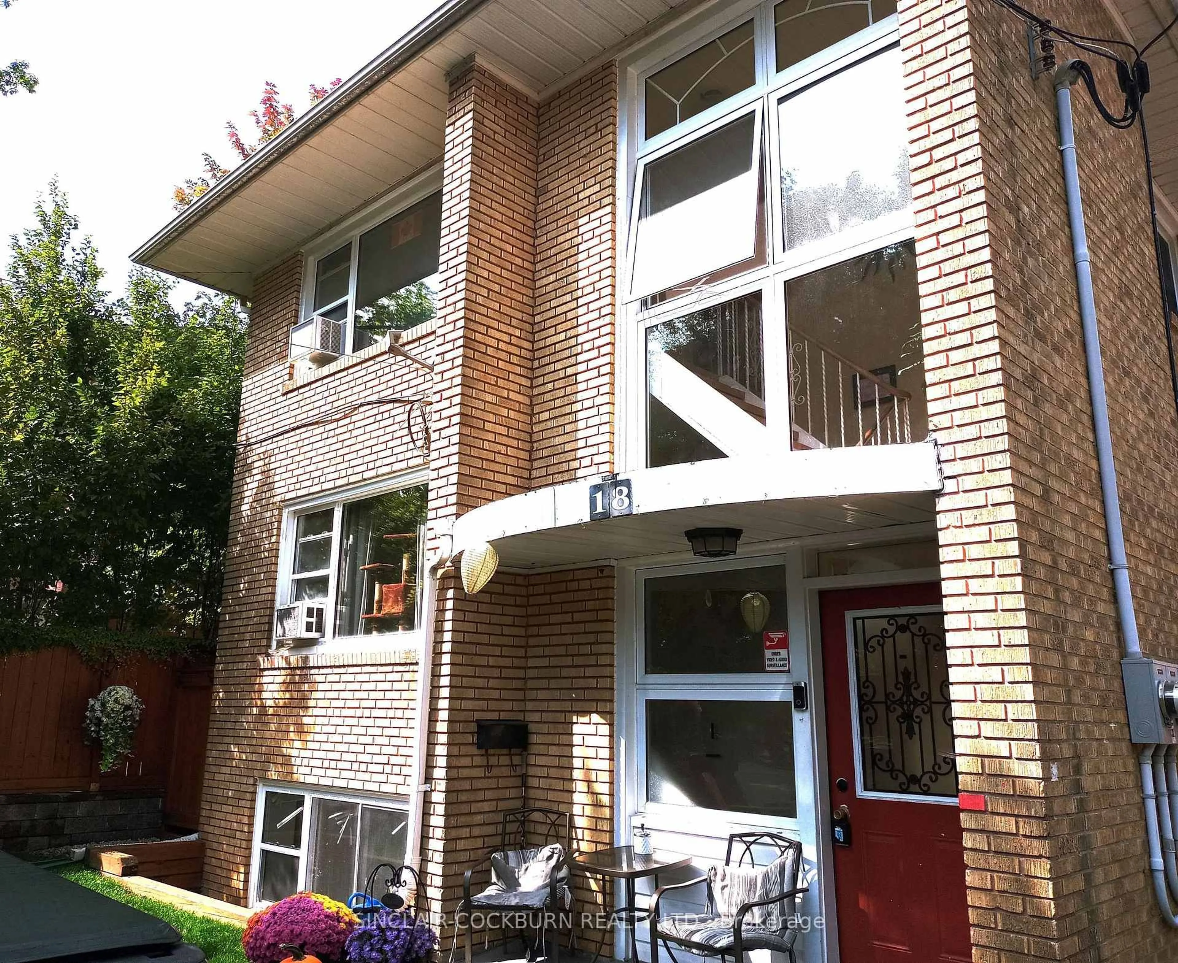 Home with brick exterior material, street for 18 Muskoka Ave, Toronto Ontario M8W 1H3