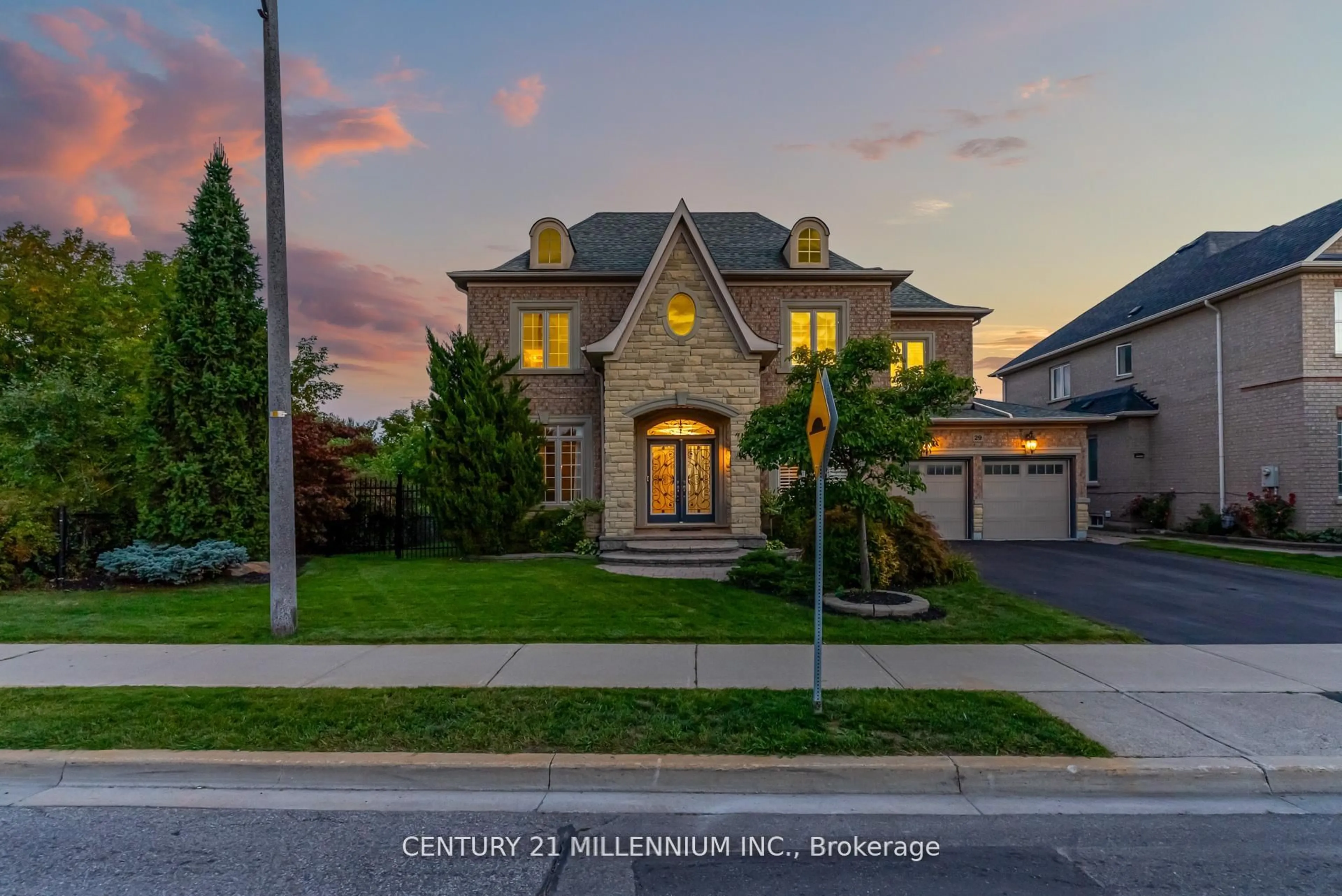 Home with brick exterior material, street for 29 EIffel Blvd, Brampton Ontario L6P 1W3