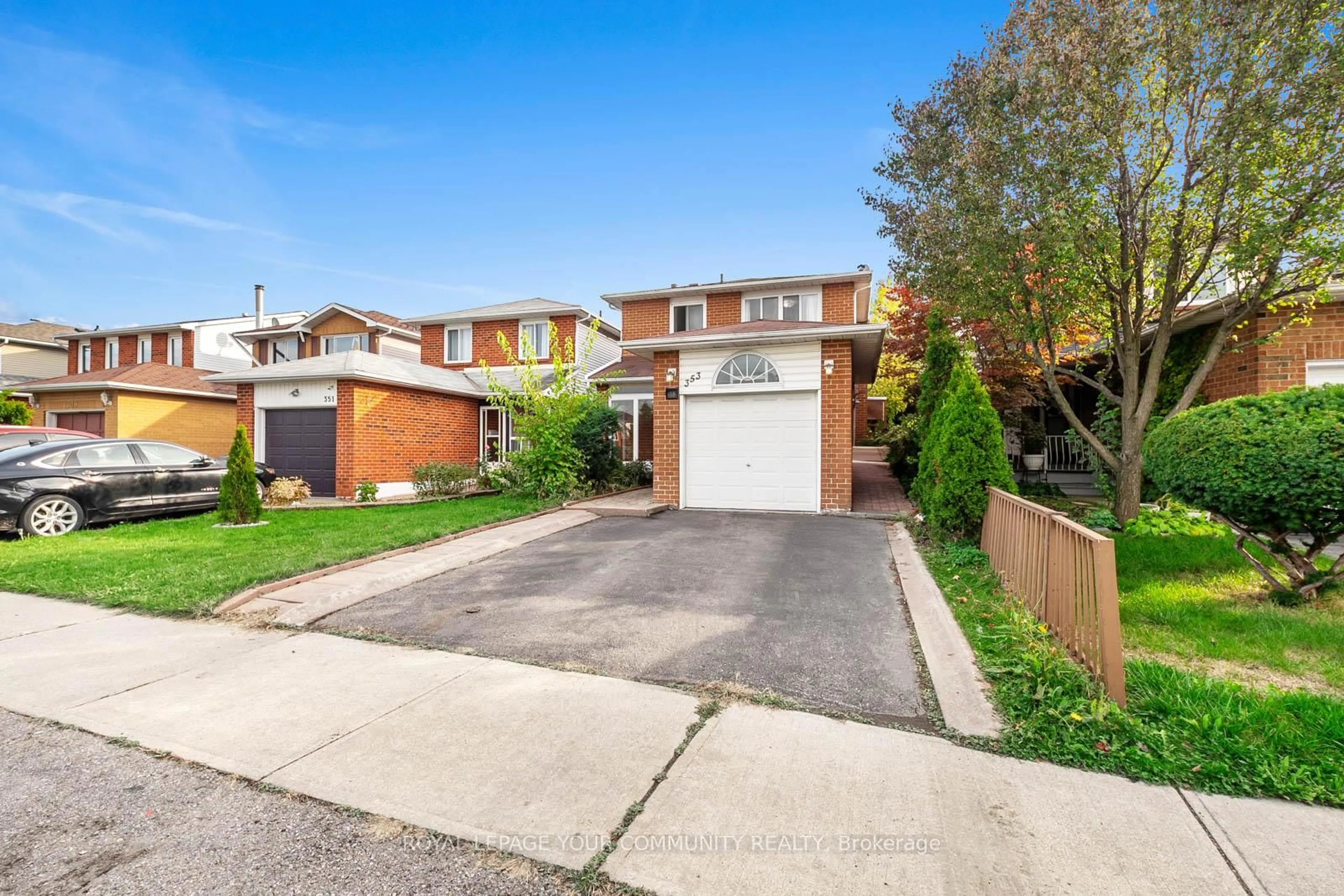 A pic from outside/outdoor area/front of a property/back of a property/a pic from drone, street for 353 Rutherford Rd, Brampton Ontario L6V 3V9