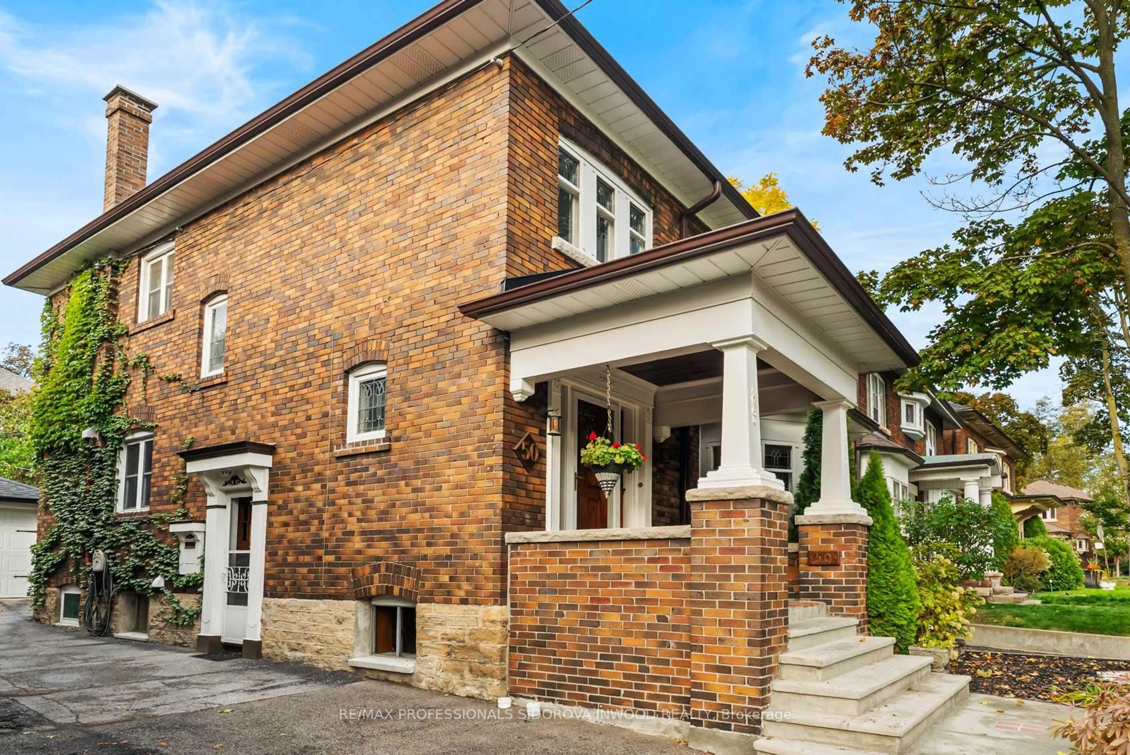 Home with brick exterior material, building for 50 Kennedy Park Rd, Toronto Ontario M6P 3H3