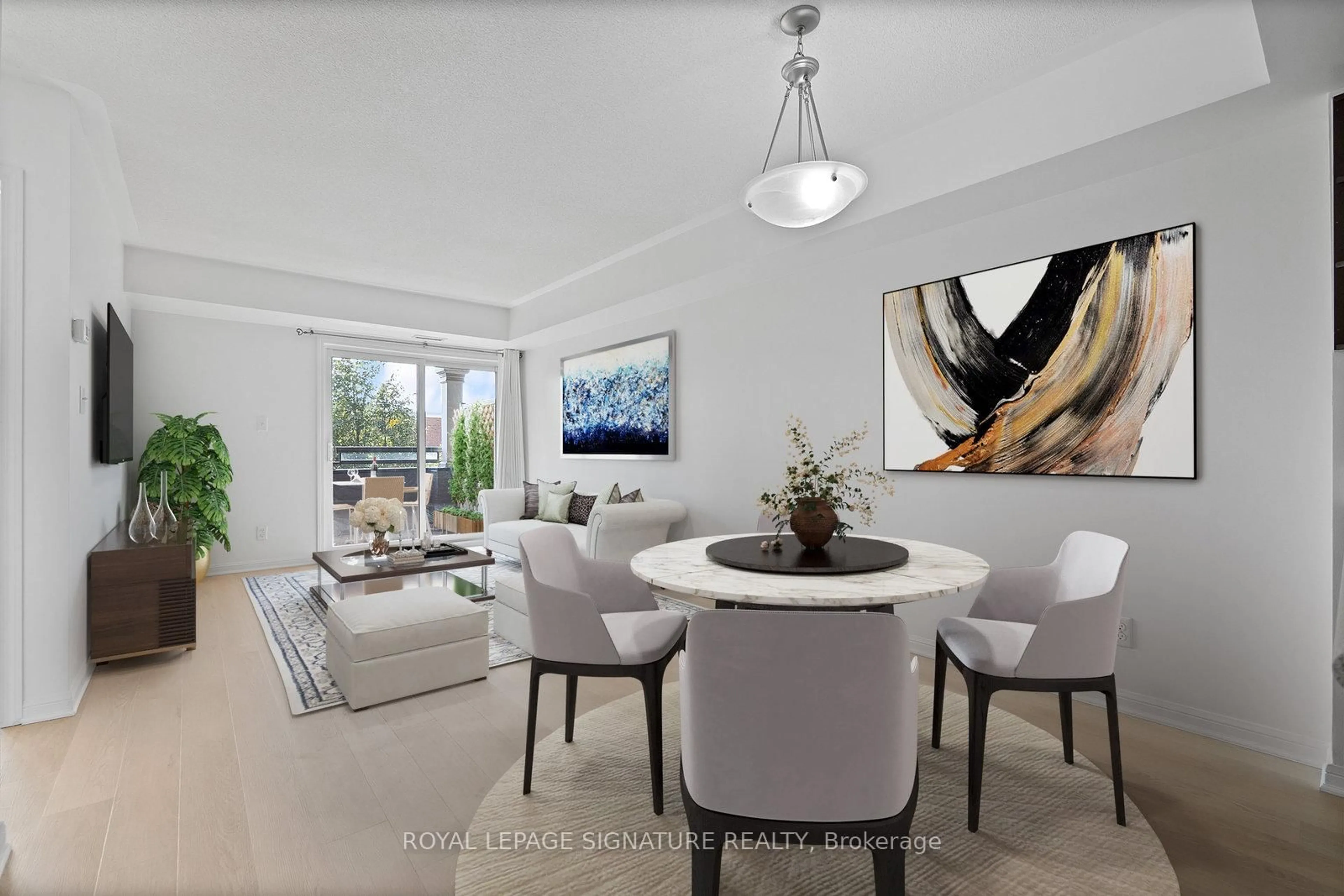 Living room with furniture, unknown for 3070 Rotary Way #216, Burlington Ontario L7M 0H1