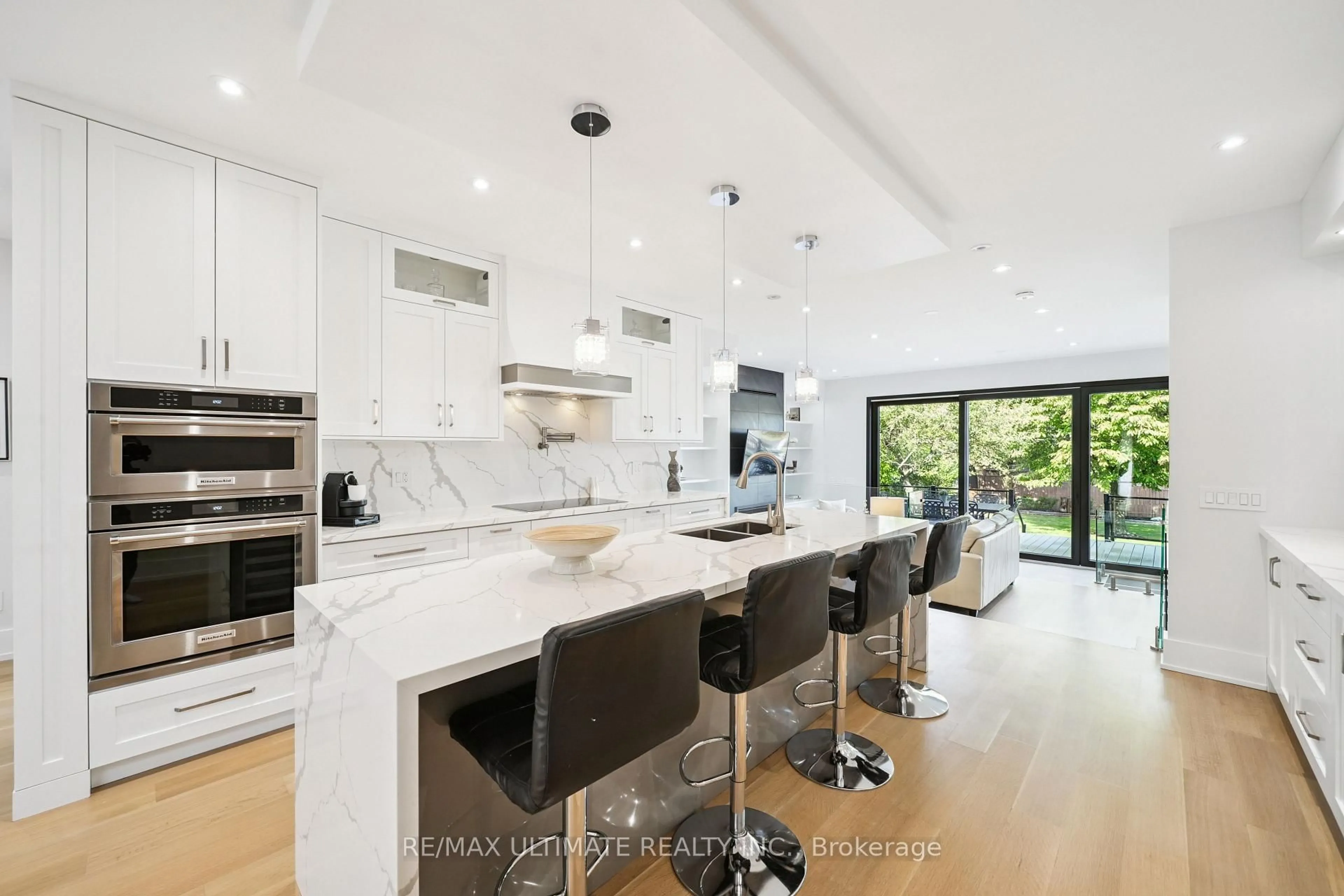 Contemporary kitchen, ceramic/tile floor for 212 Queenslea Ave, Toronto Ontario M9N 2L6