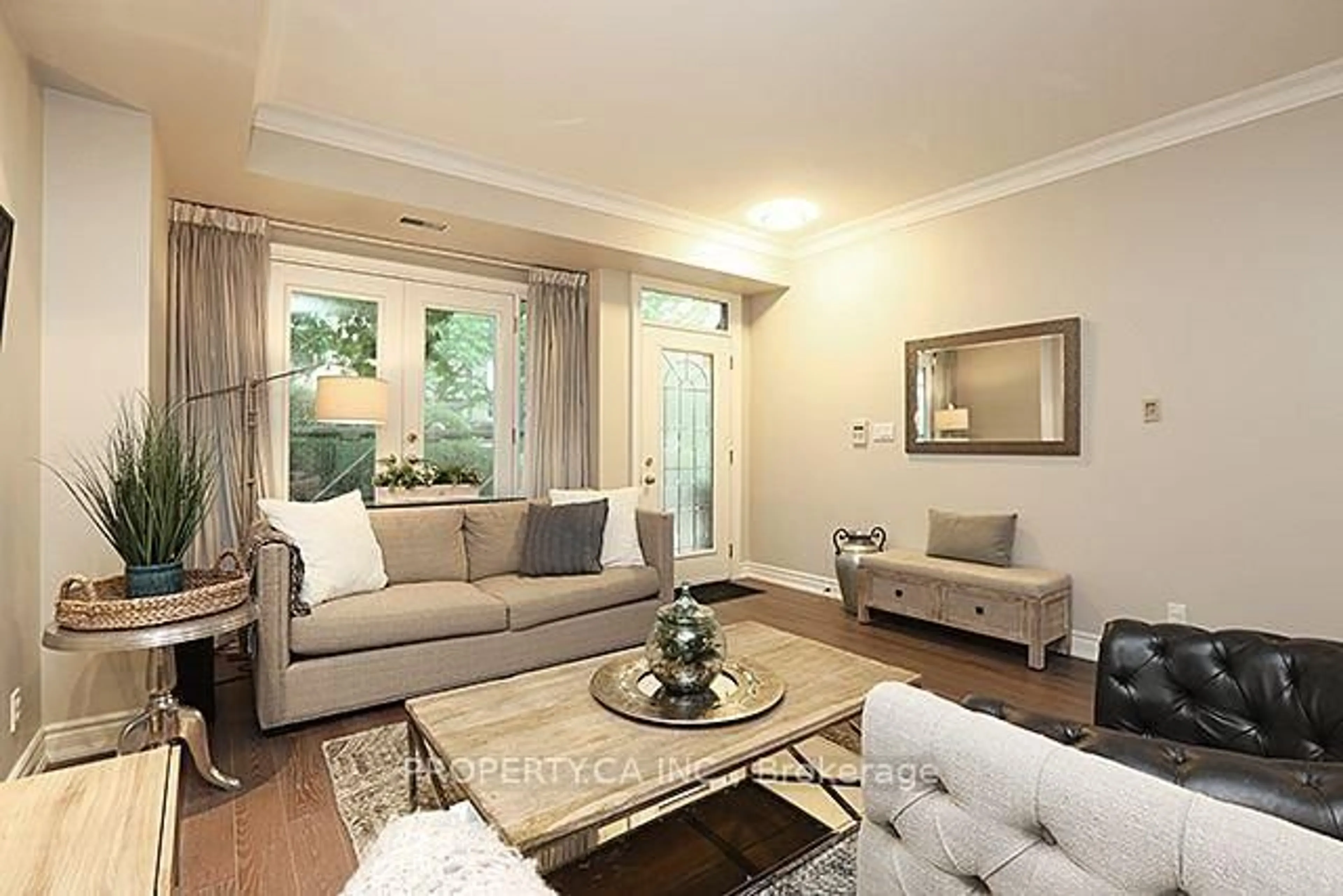 Living room with furniture, unknown for 2111 Lake Shore Blvd #Th7, Toronto Ontario M8V 4B2