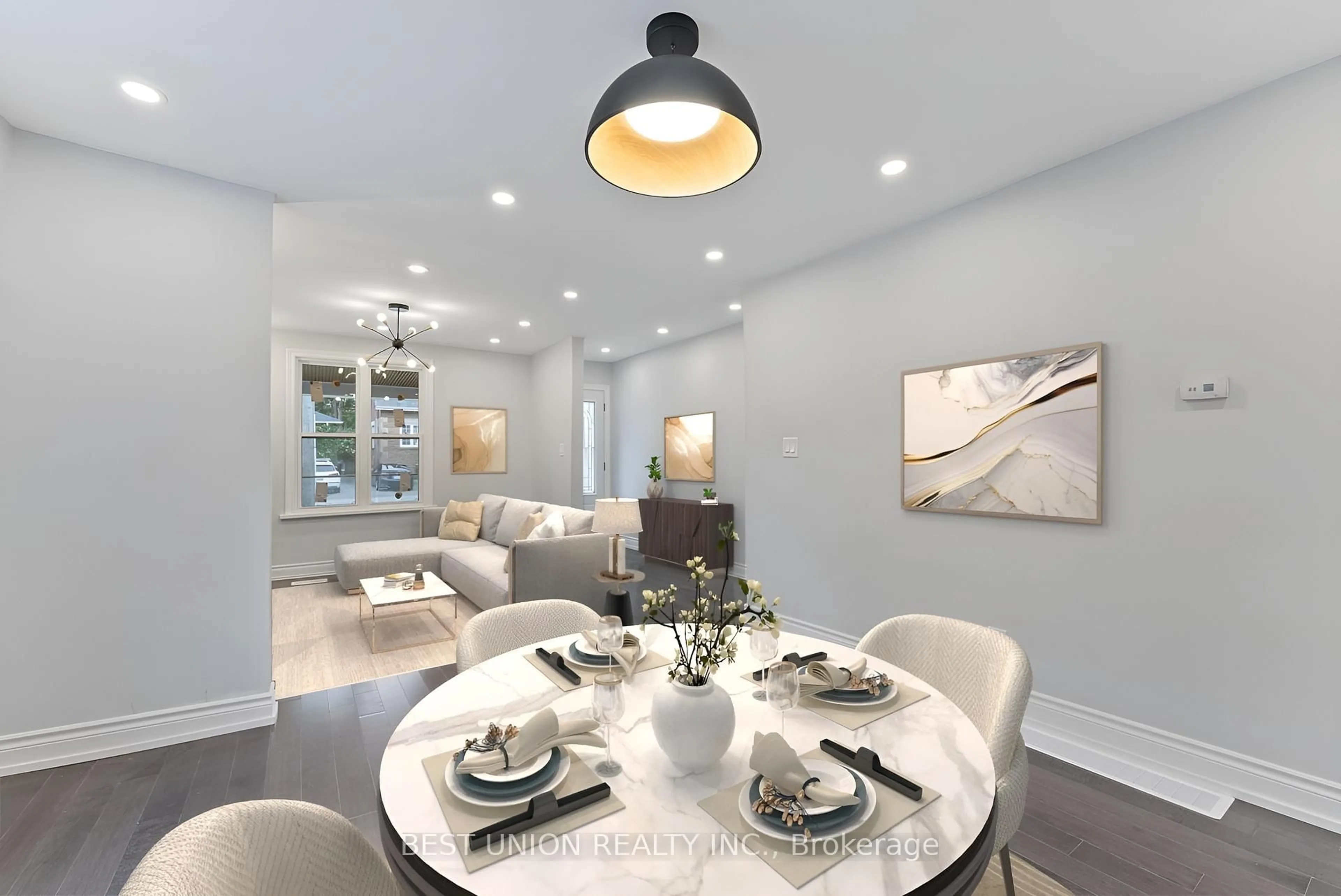 Dining room, ceramic/tile floor for 15 Burlington St, Toronto Ontario M8V 2L1