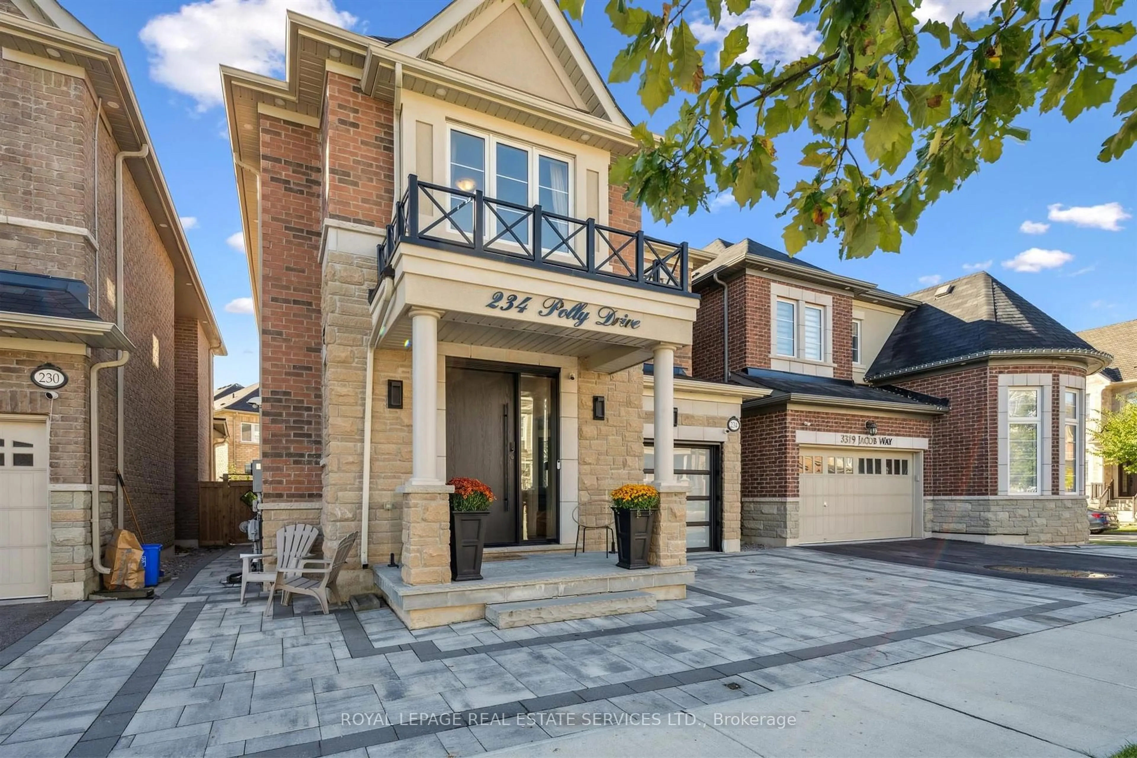 Home with brick exterior material, street for 234 Polly Dr, Oakville Ontario L6M 5J9