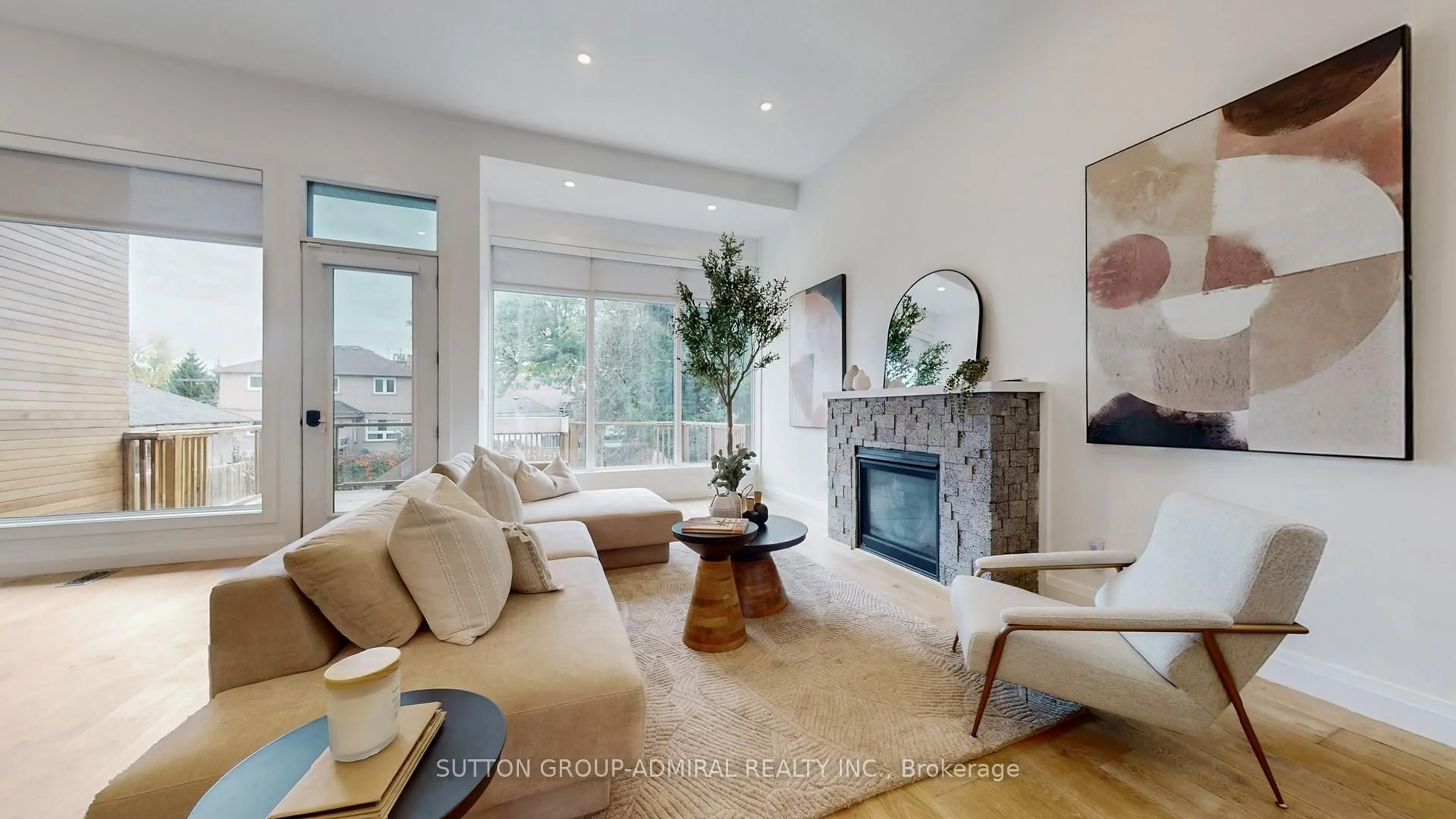 Living room with furniture, unknown for 13 Elder Ave, Toronto Ontario M8V 2J4