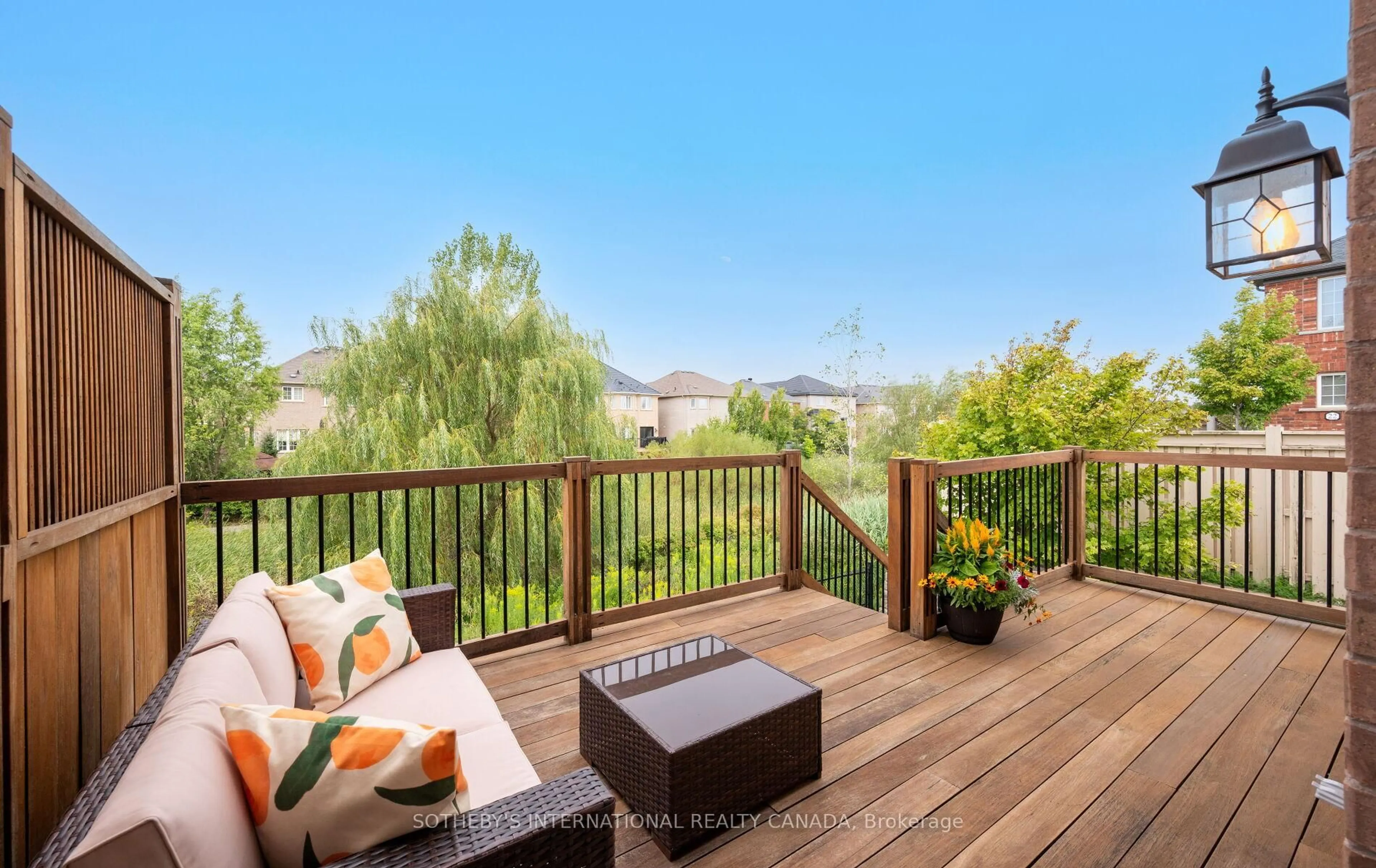 Patio, water/lake/river/ocean view for 745 Farmstead Dr #21, Milton Ontario L9T 8B1