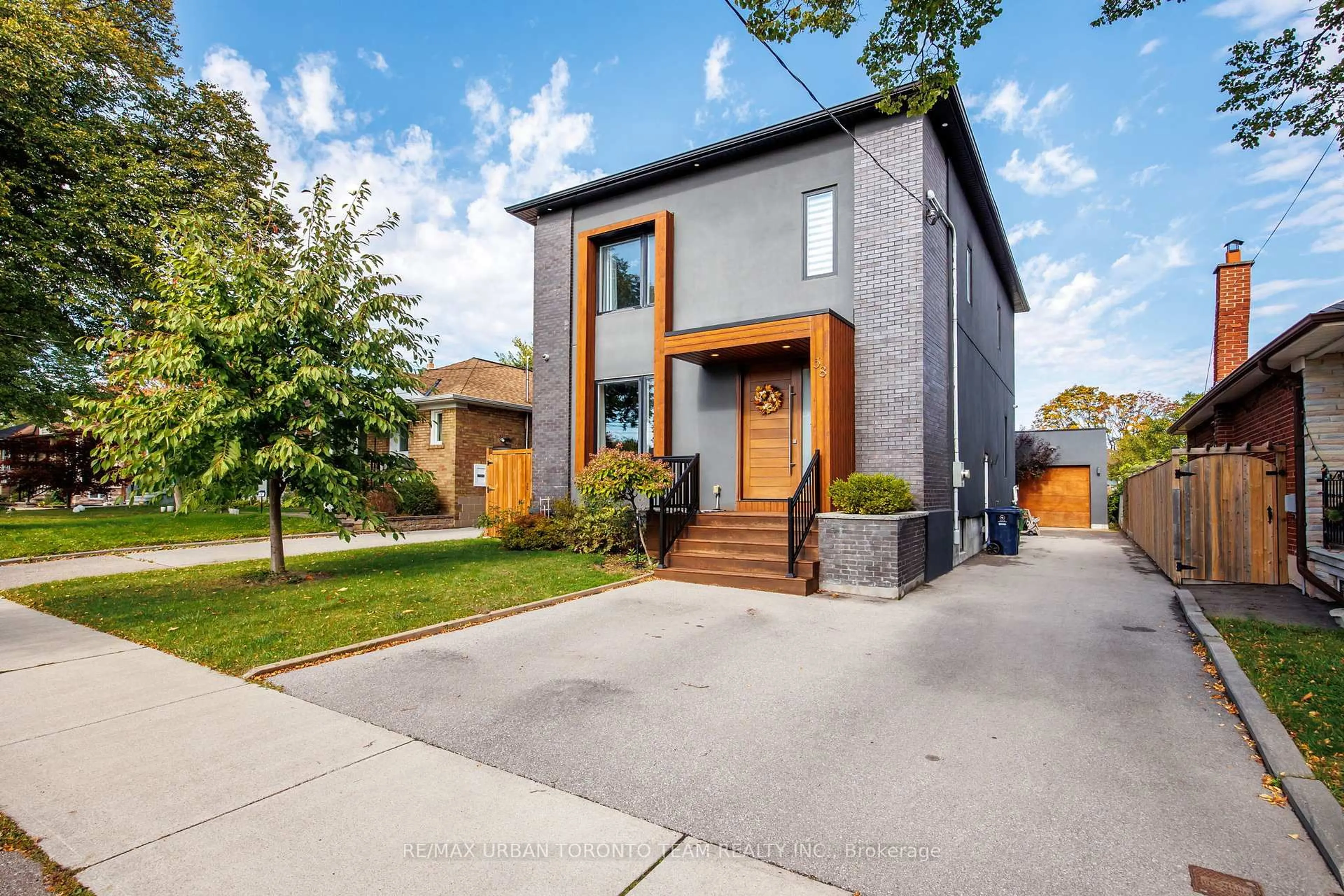 Home with brick exterior material, street for 58 Manitoba St, Toronto Ontario M8Y 1C9
