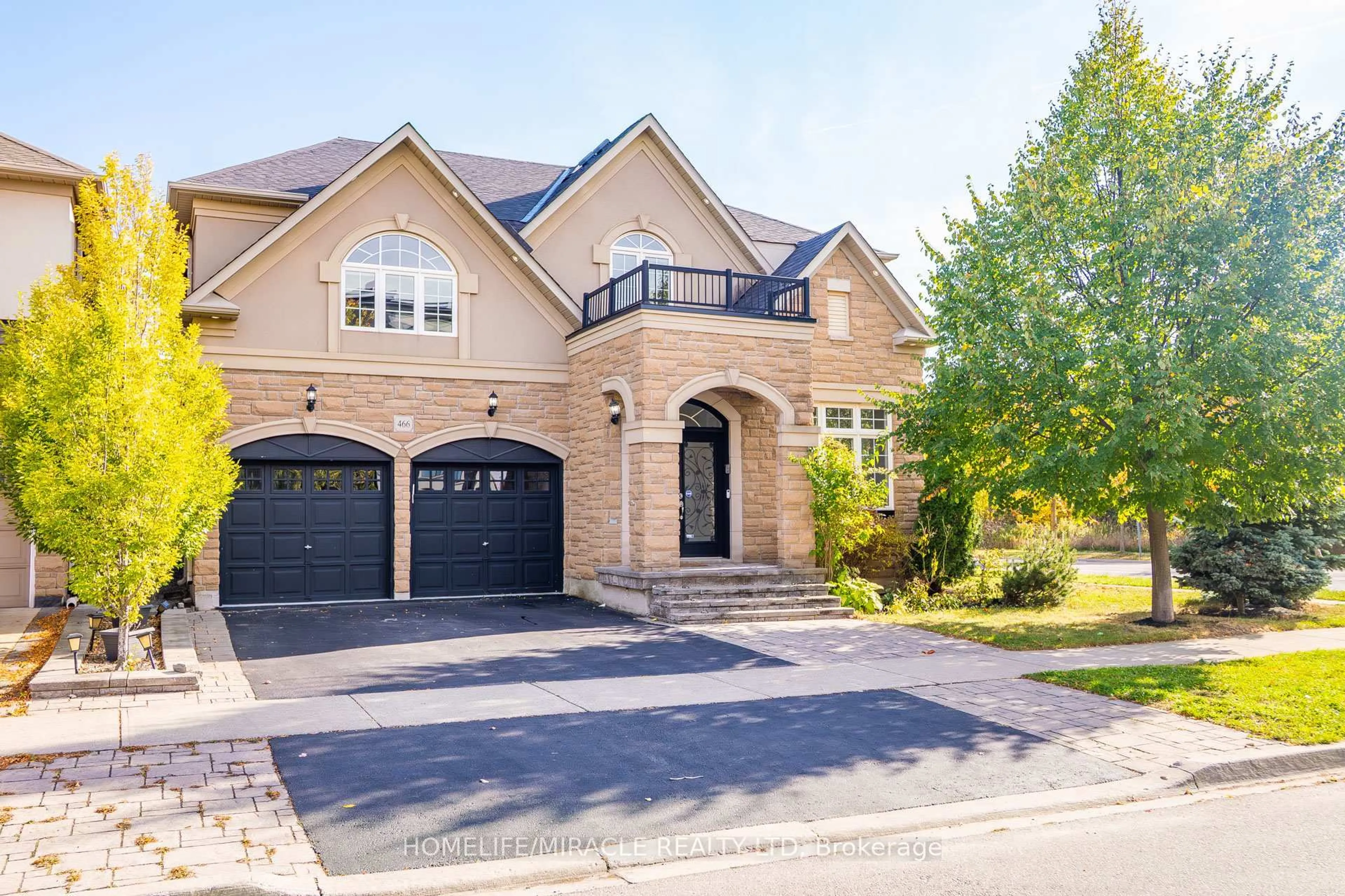 Home with brick exterior material, street for 466 Nautical Blvd, Oakville Ontario L6L 0A5