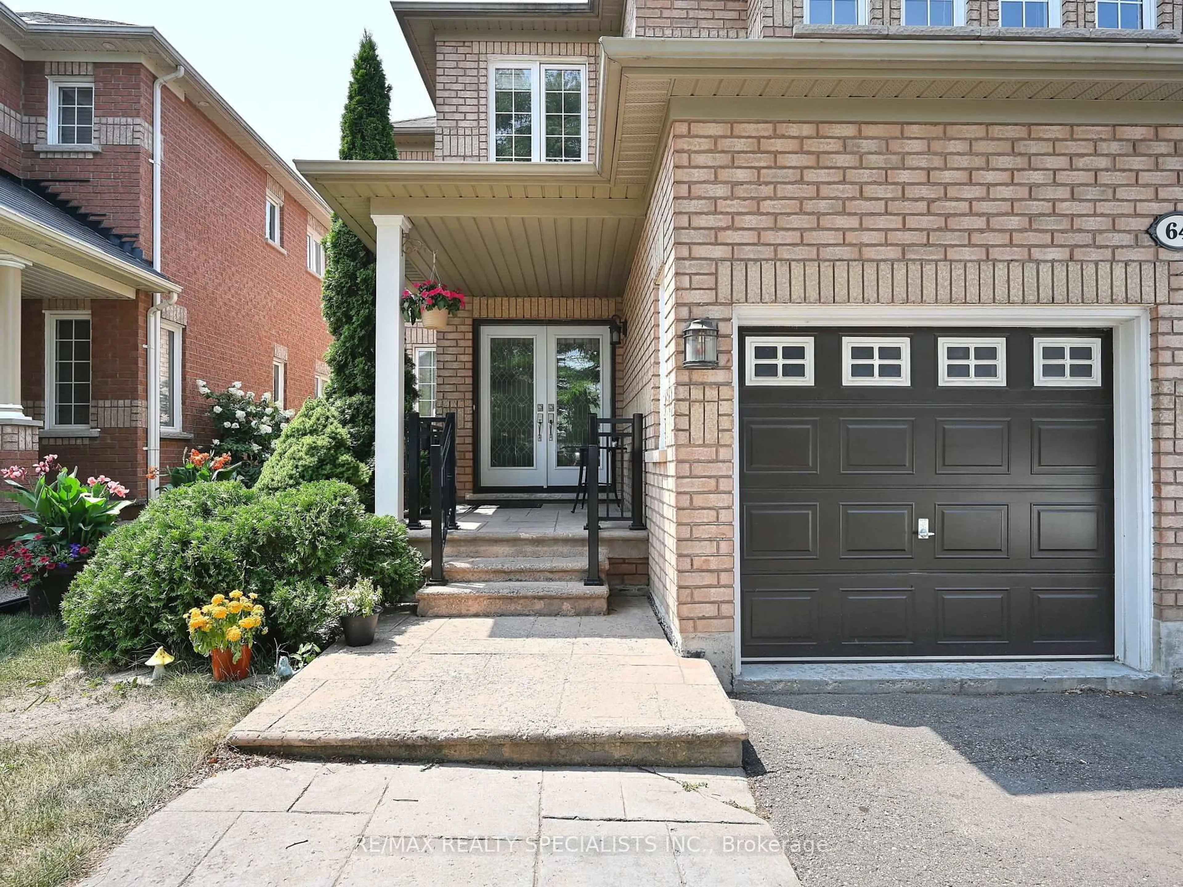 Home with brick exterior material, street for 64 Mossgrove Cres, Brampton Ontario L7A 3E6