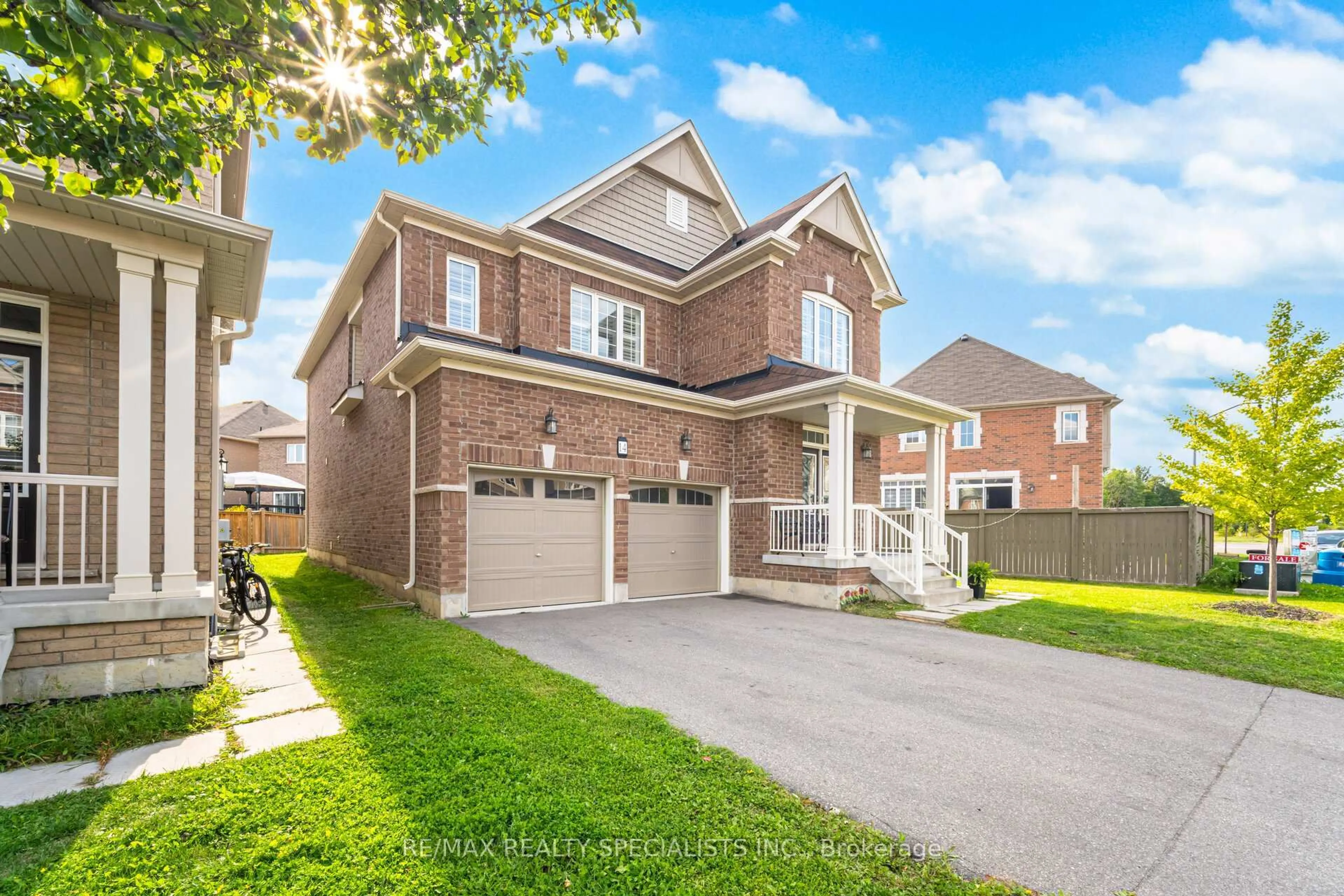 Home with brick exterior material, street for 14 Fryent St, Brampton Ontario L7A 4N3