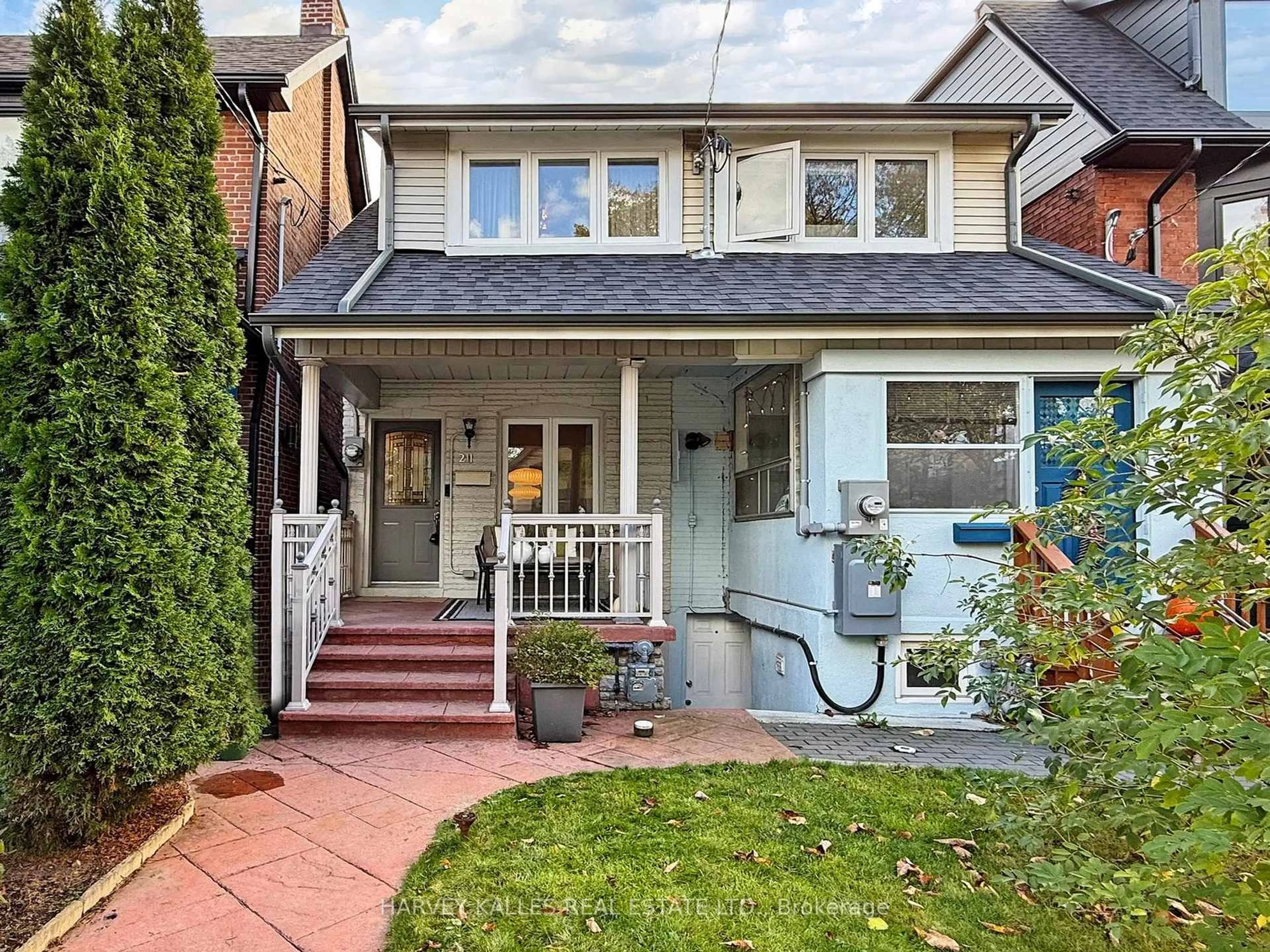 Home with brick exterior material, street for 211 Rosemount Ave, Toronto Ontario M6H 2N2