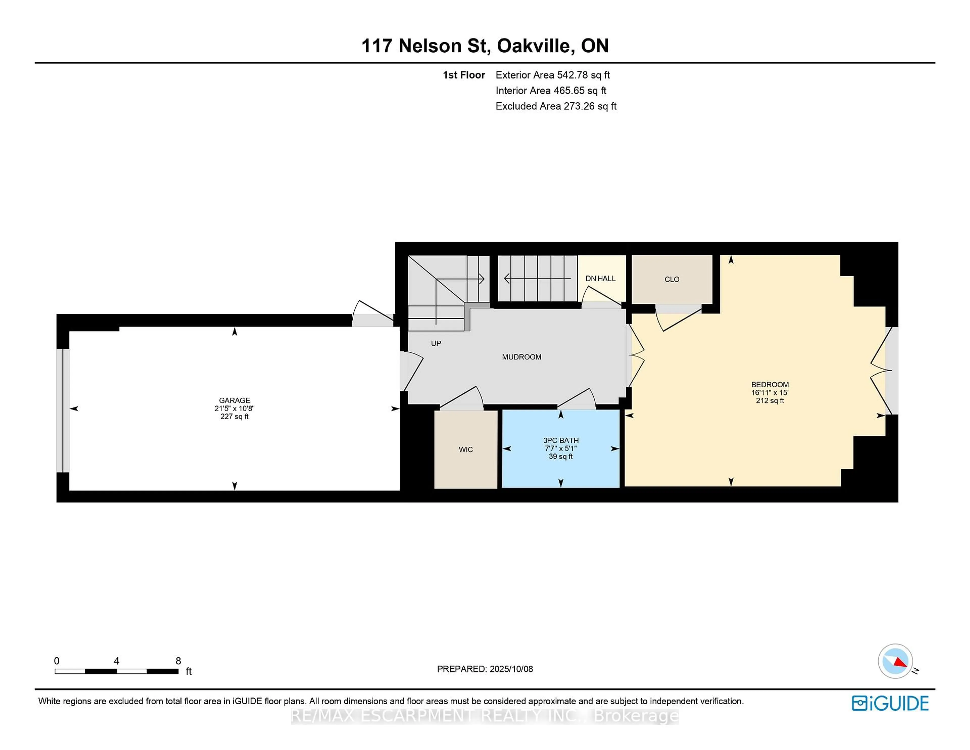 Floor plan for 117 Nelson St #3, Oakville Ontario L6L 3J1