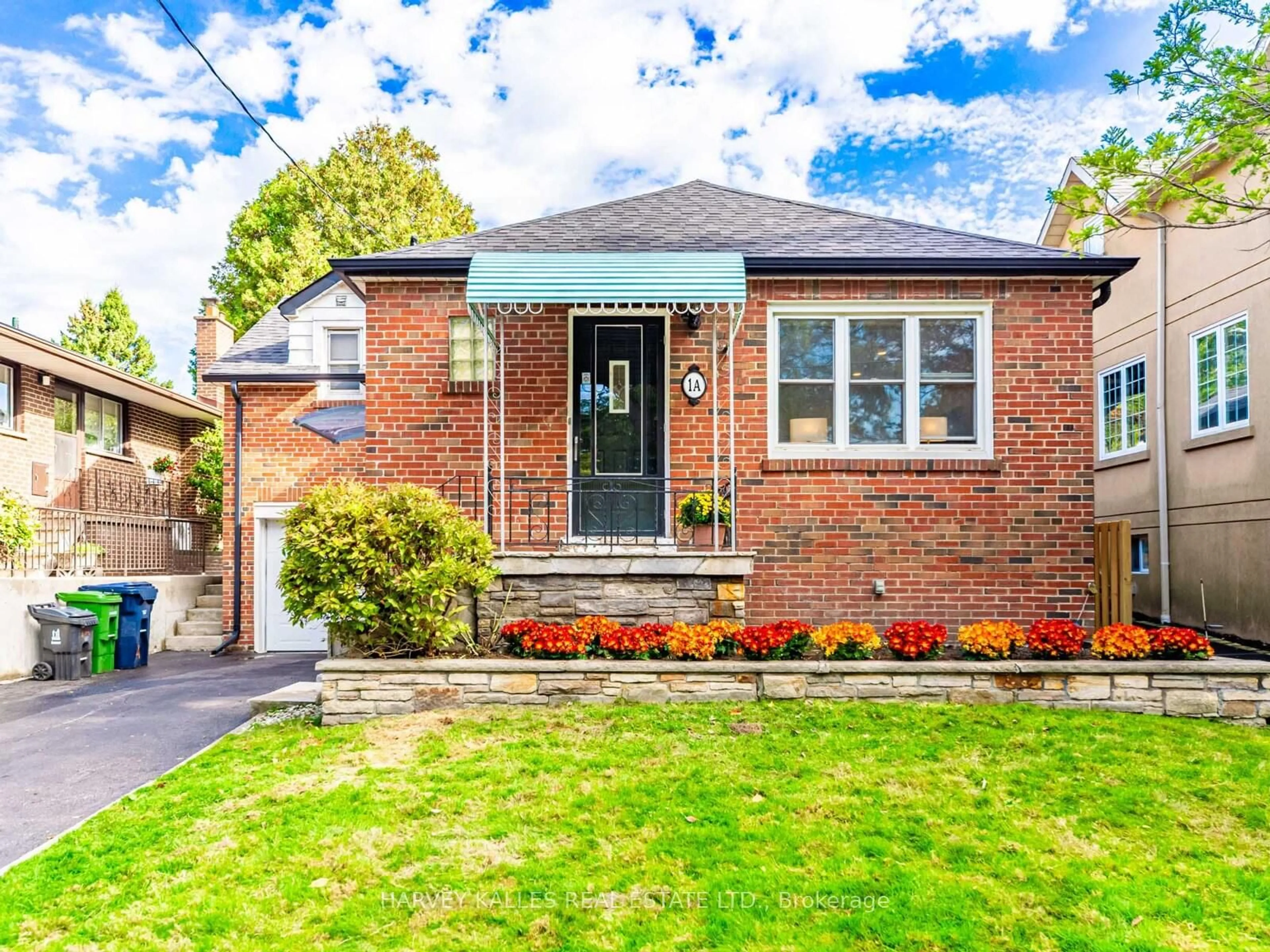 Home with brick exterior material, street for 1A Thirty-Seventh St, Toronto Ontario M8W 3L5