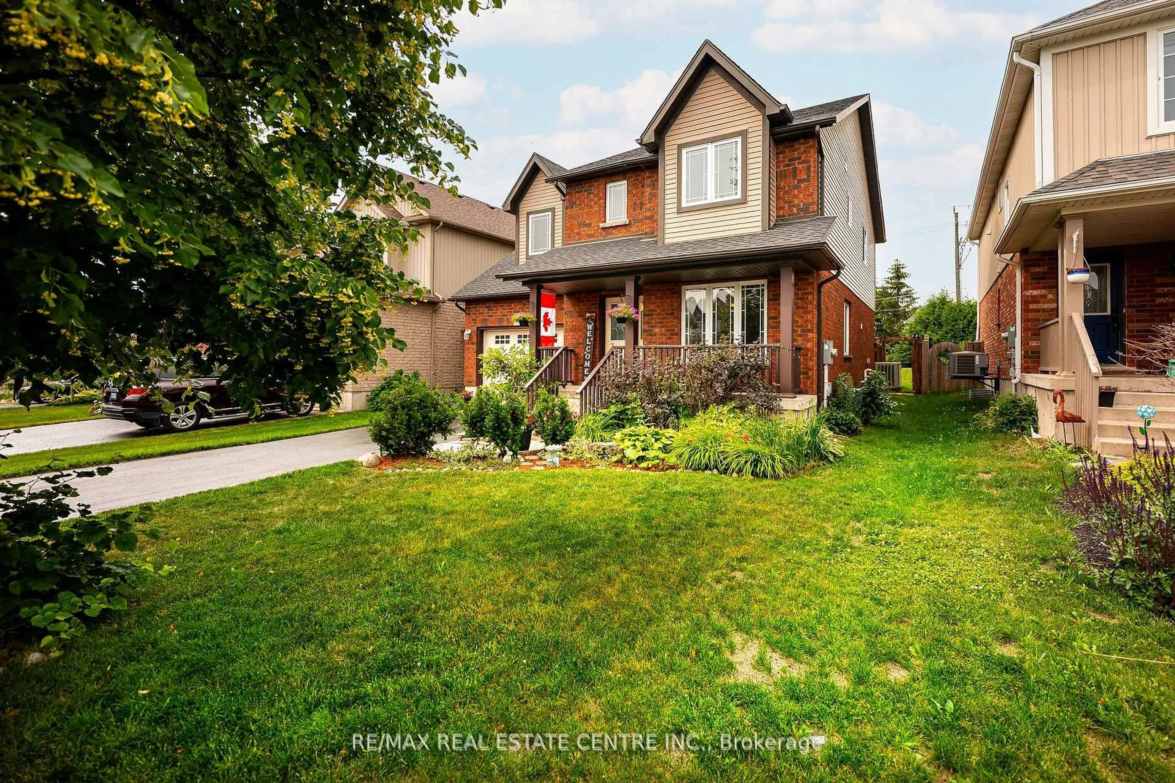 Home with brick exterior material, street for 6 Maude Crt, Orangeville Ontario L9W 0A3