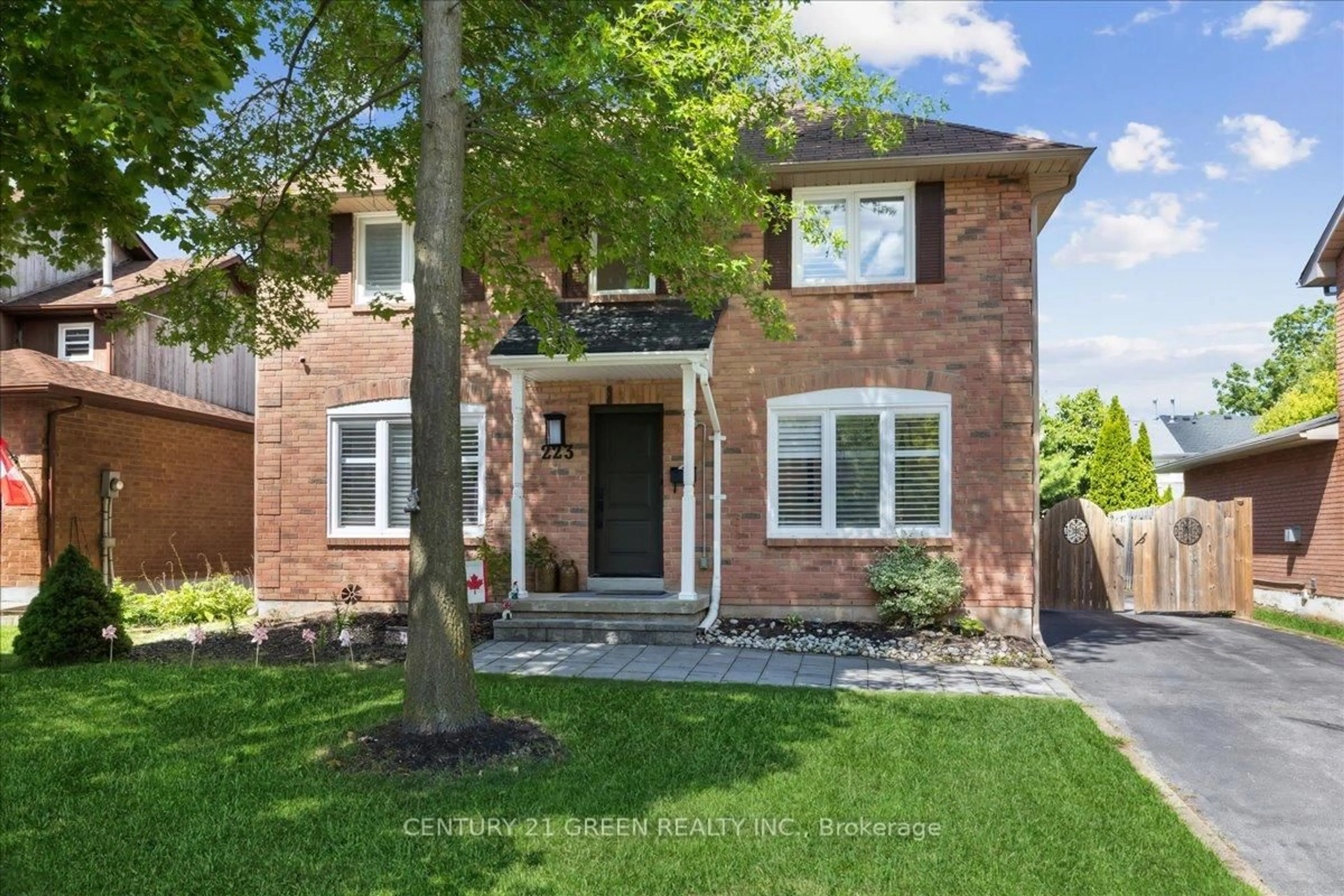 Home with brick exterior material, street for 223 O'Donoghue Ave, Oakville Ontario L6H 3W5