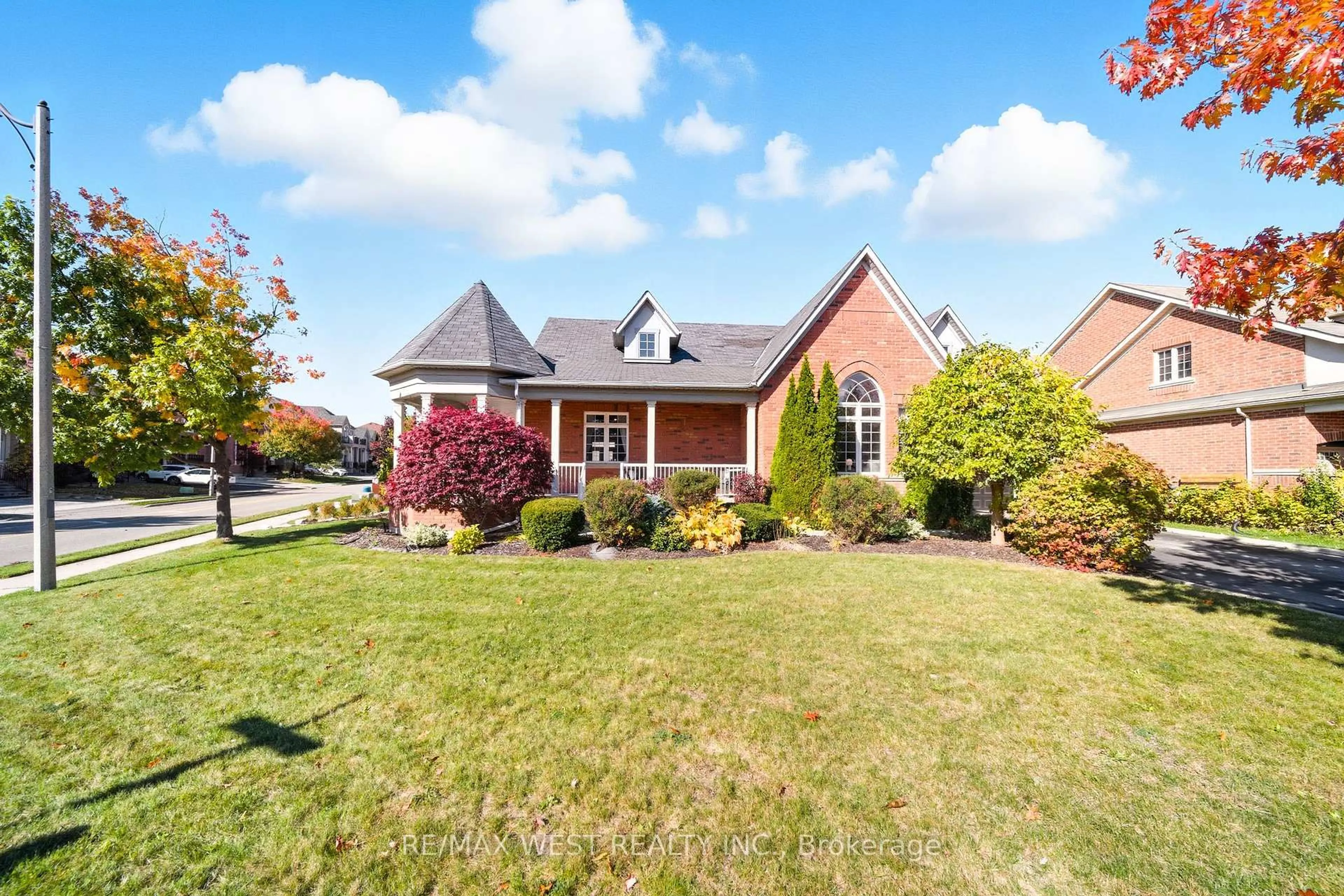 Home with brick exterior material, street for 1 Nova Scotia Rd, Brampton Ontario L6Y 5K8