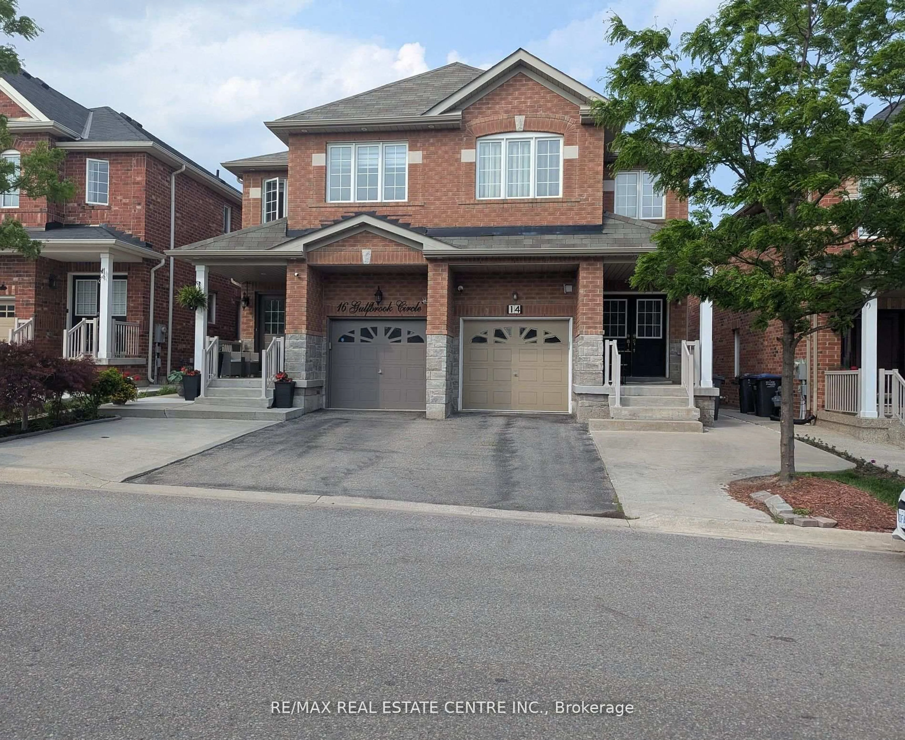 Home with brick exterior material, street for 14 Gulfbrook Circ, Brampton Ontario L6Z 0G4