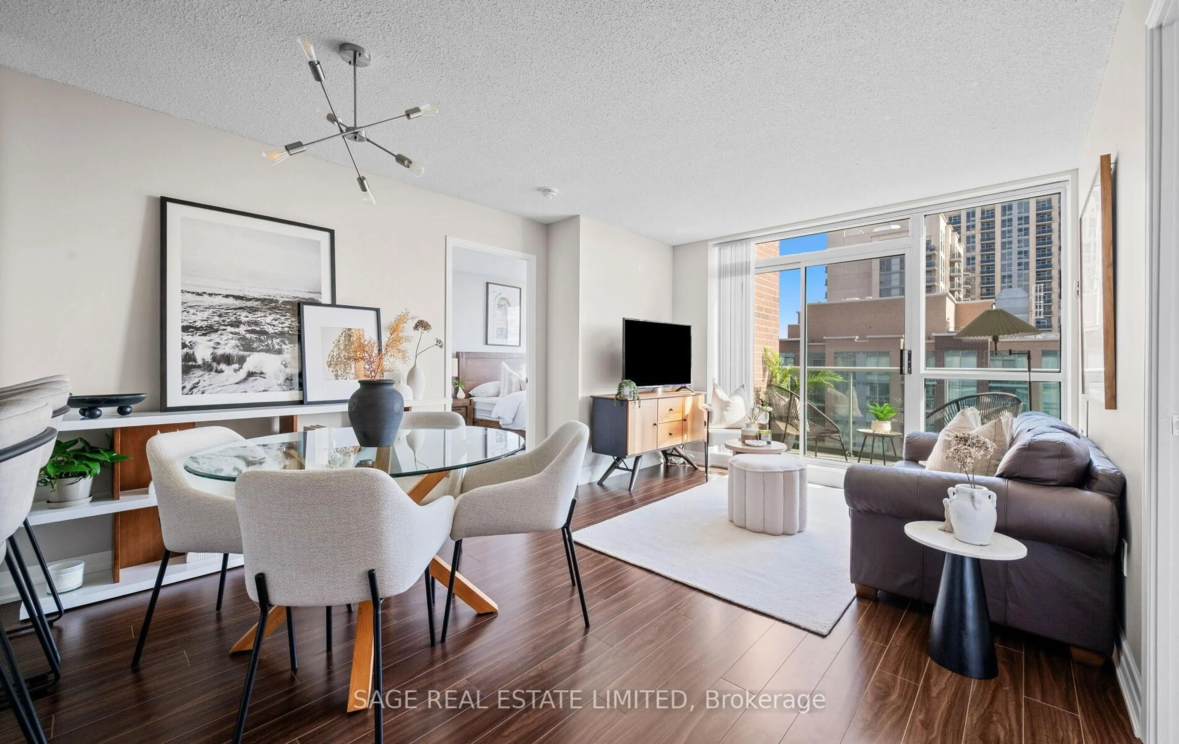 Living room with furniture, unknown for 15 Michael Power Pl #PH2, Toronto Ontario M9A 5G4
