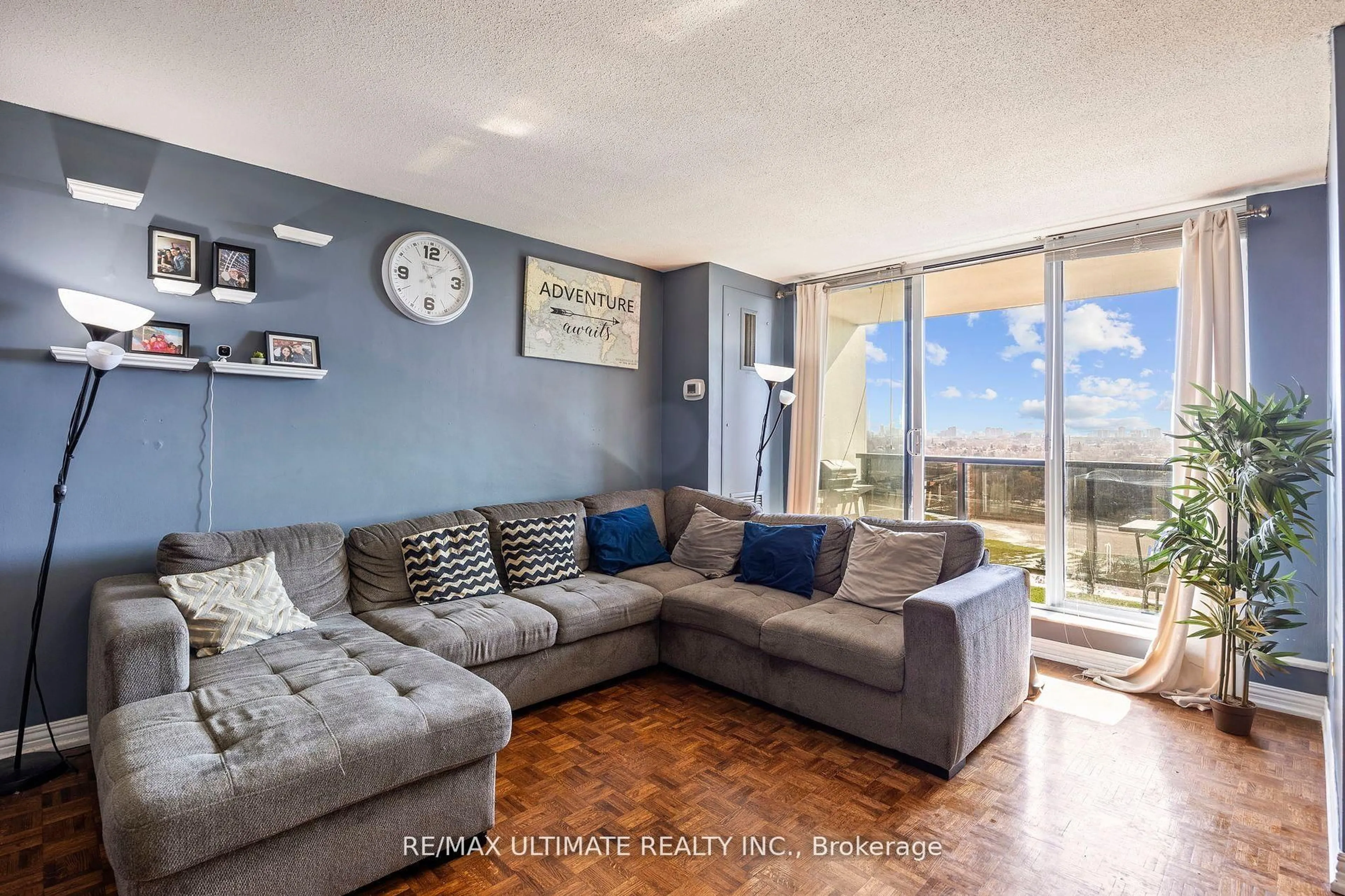 Living room with furniture, unknown for 85 Emmett Ave ##1807, Toronto Ontario M6M 5A2