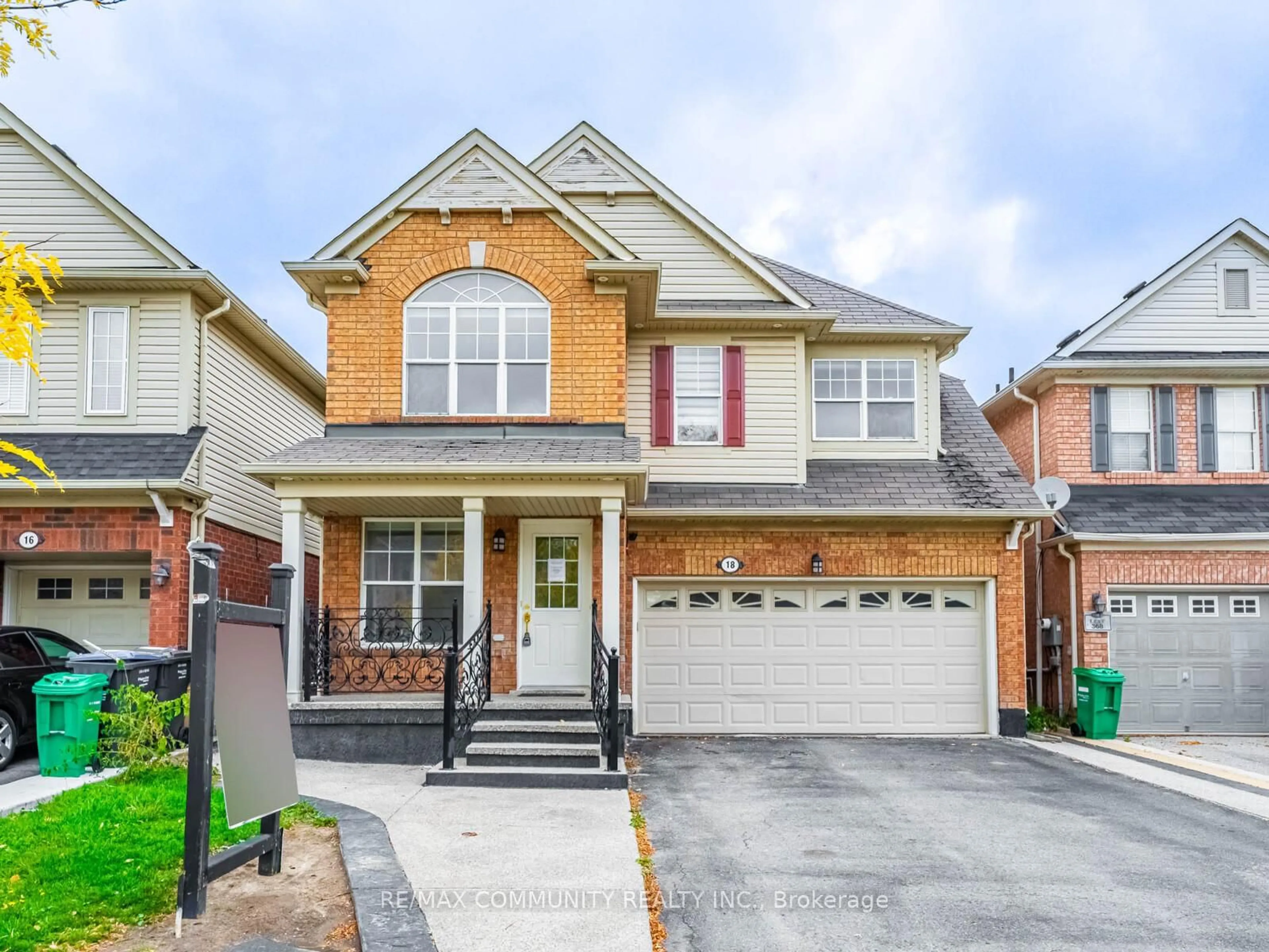 Home with brick exterior material, street for 18 Ollie Ave, Brampton Ontario L6X 0M7