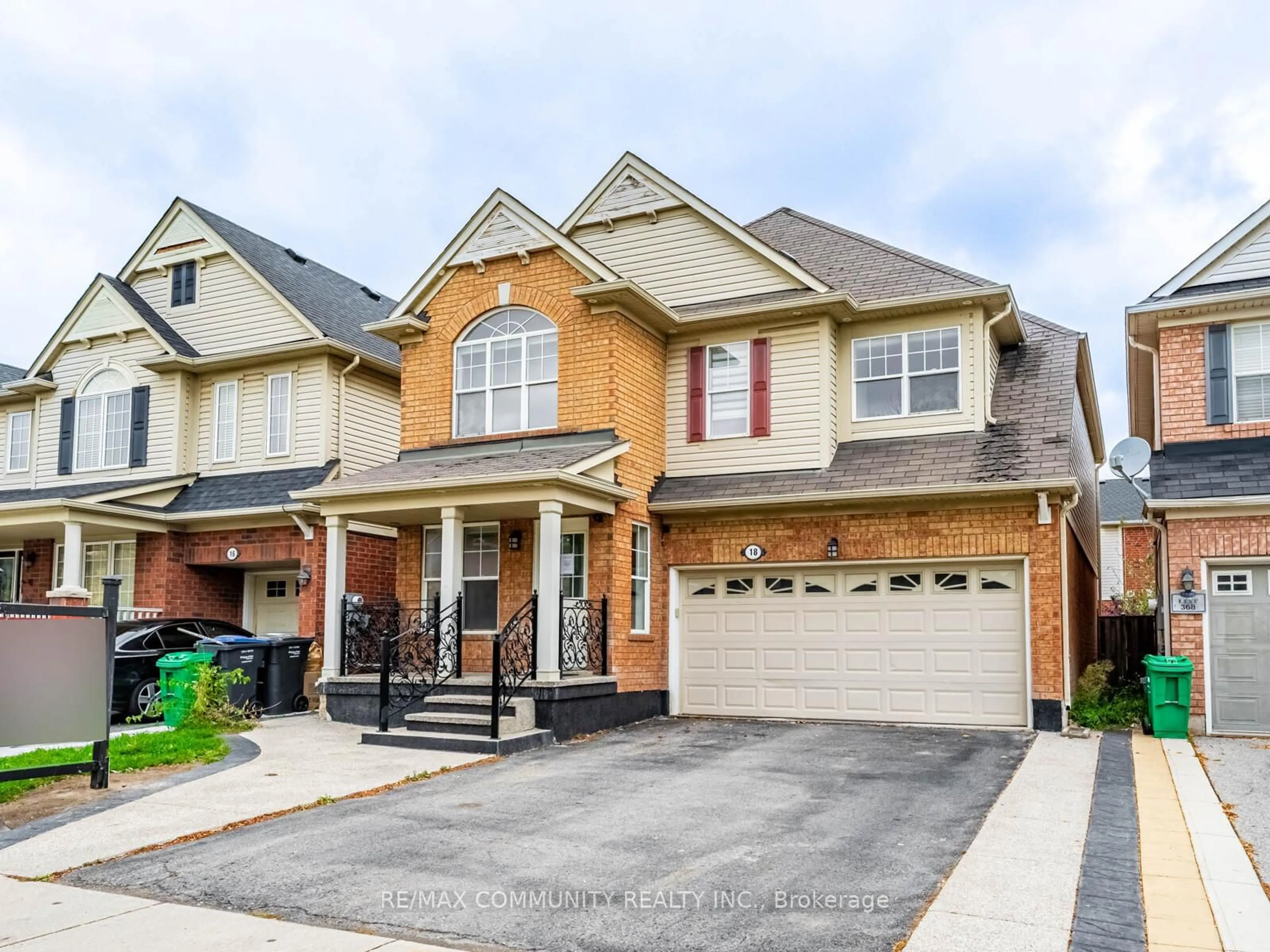 Home with brick exterior material, street for 18 Ollie Ave, Brampton Ontario L6X 0M7